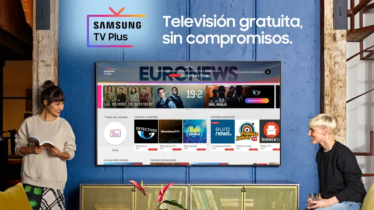 Samsung TV Plus, disfrútala allí donde vayas.