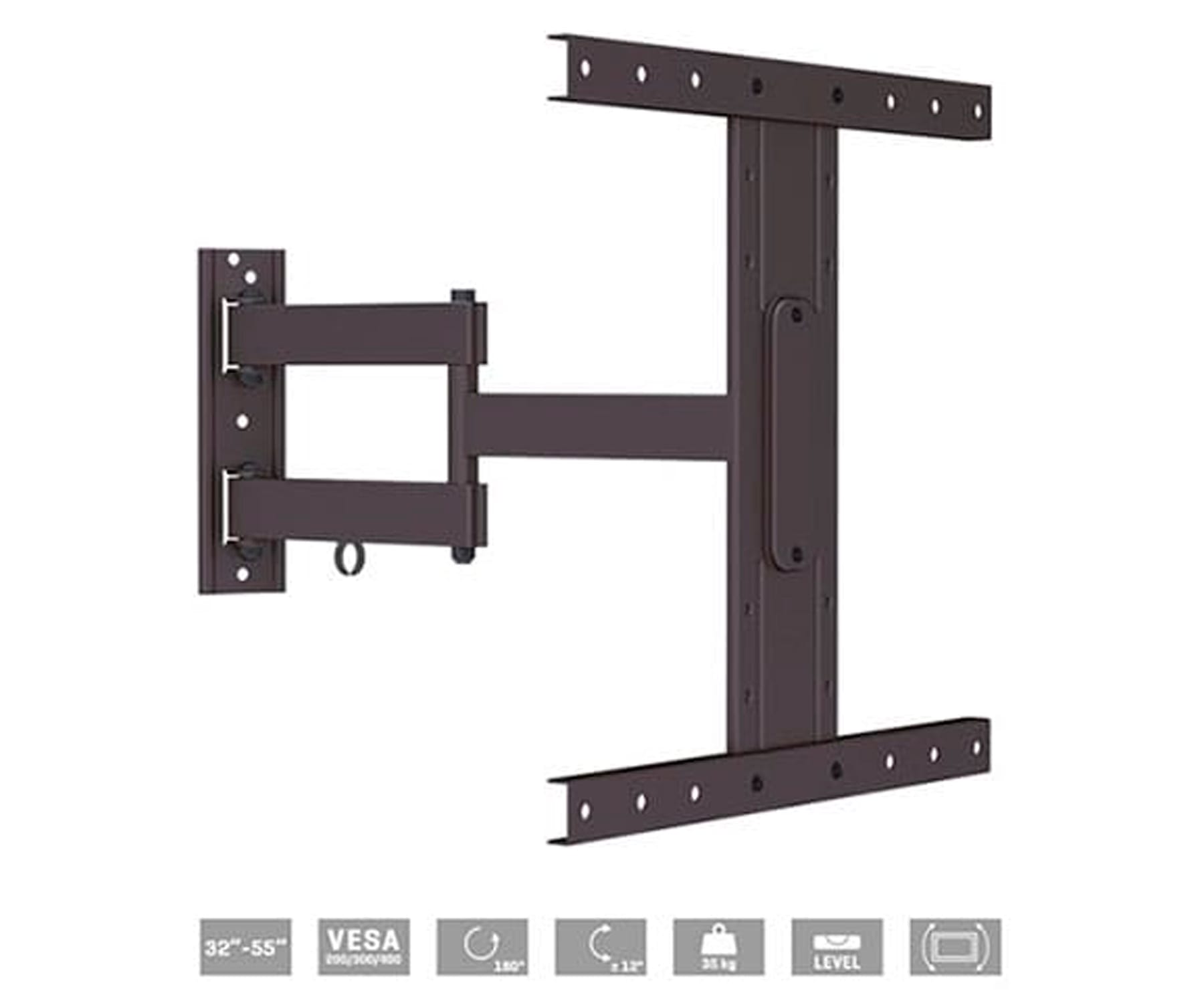 FONESTAR STV-684N SOPORTE ORIENTABLE DE PARED PARA TV DE 32'' A 55'' 35Kg VESA 400x400