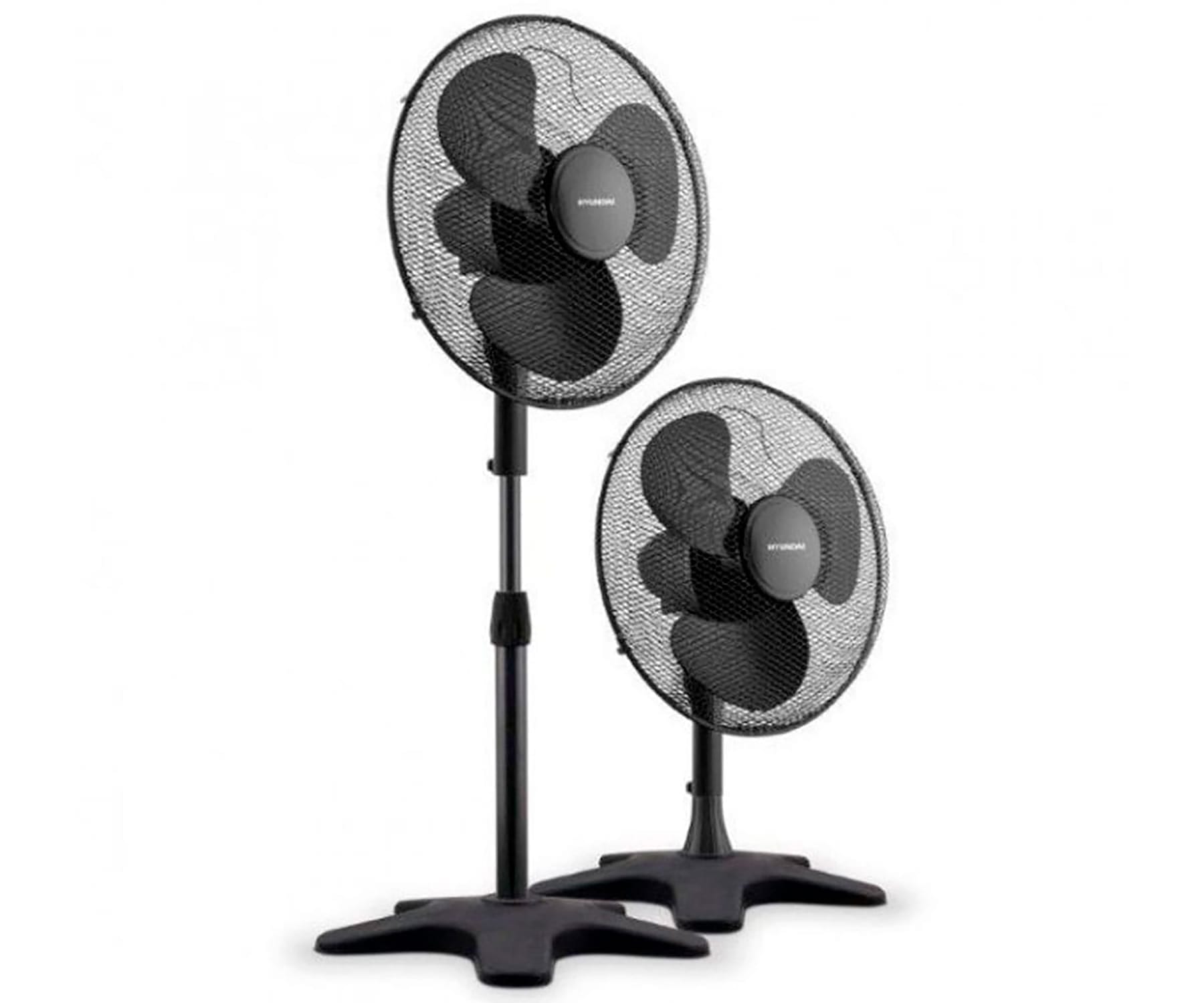 HYUNDAI HYVLUXN4 NEGRO VENTILADOR DE PIÉ Y SOBREMESA 3 ASPAS 40CM