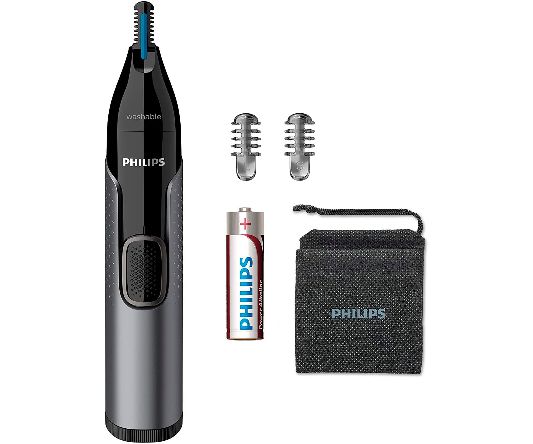 PHILIPS NT3650/16 RECORTADORA DE NARIZ ELÉCTRICA NOSE TRIMMER SERIES 3000