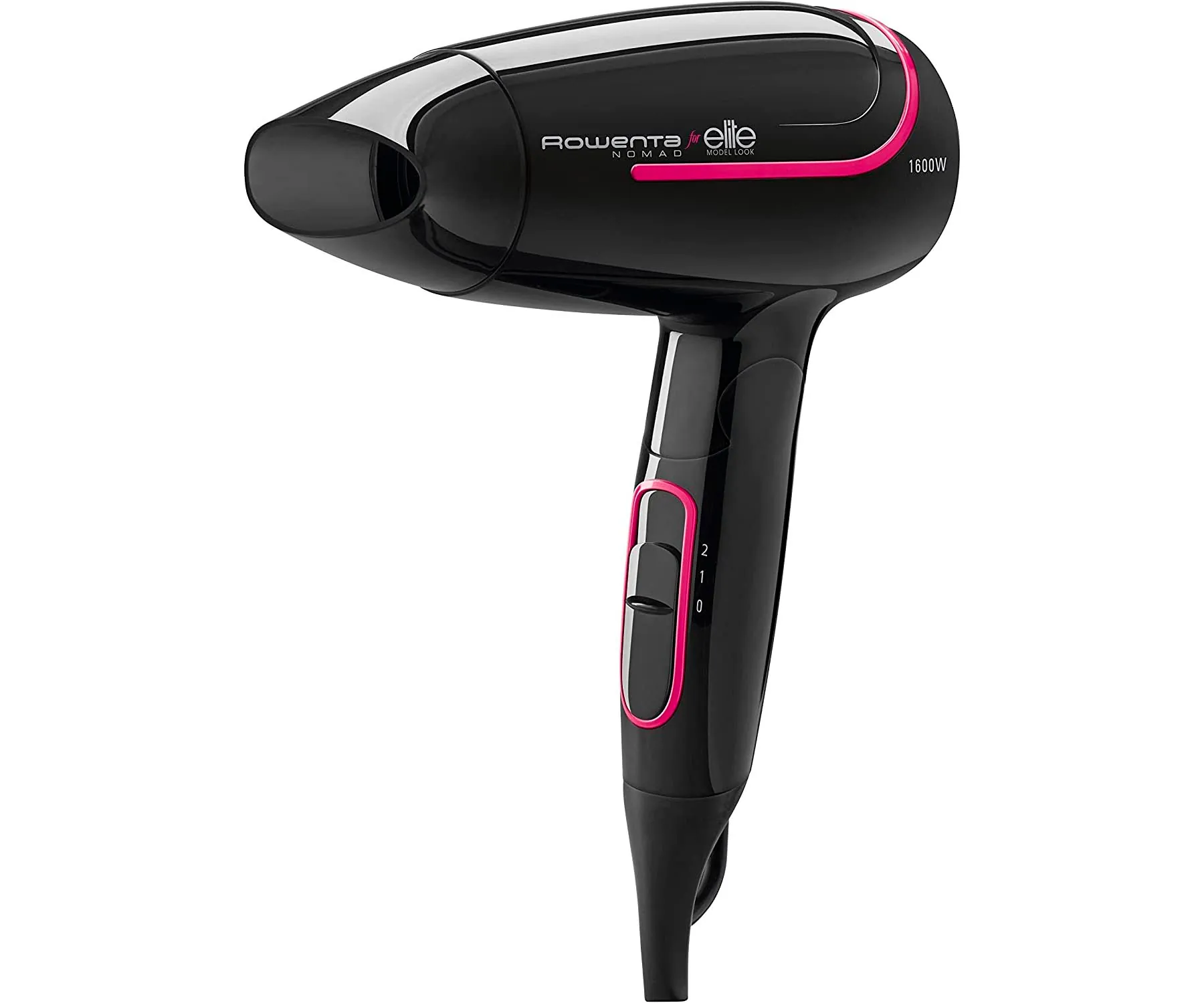 ROWENTA CV3312 NOMAD 1600W NEGRO SECADOR DE PELO DE VIAJE CON ASA PLEGABLE