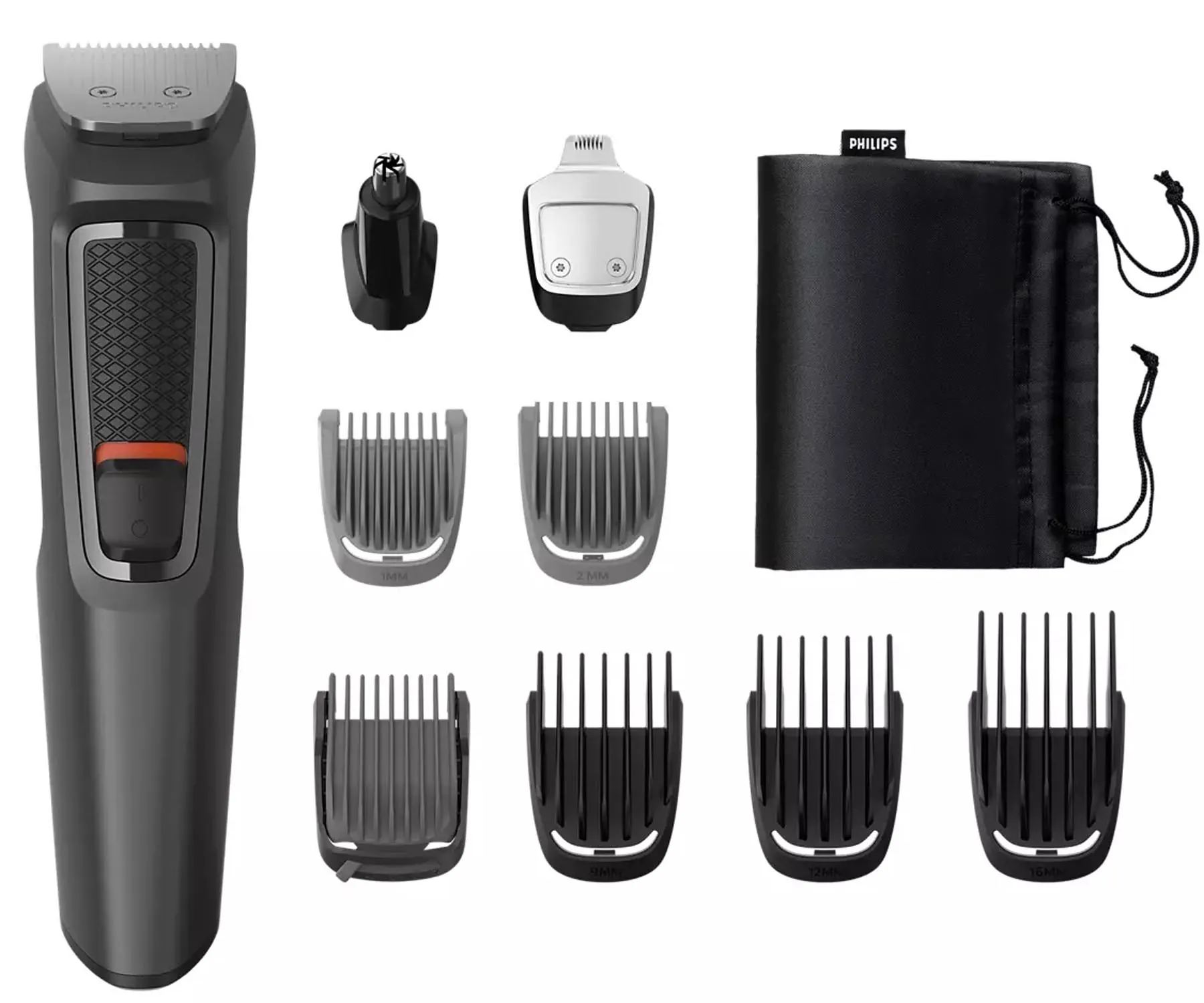 PHILIPS MG3757/15 MULTIGROOM SERIES 3000 CORTAPELO CARA Y CABELLO 9 EN 1 CUCHILLAS AUTOAFILABLES DE ACERO INCLUYE FUNDA DE VIAJE