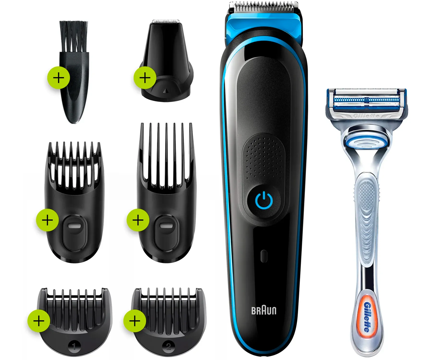 BRAUN MGK3242 Set afeitado multifunción / Depilación corporal y facial