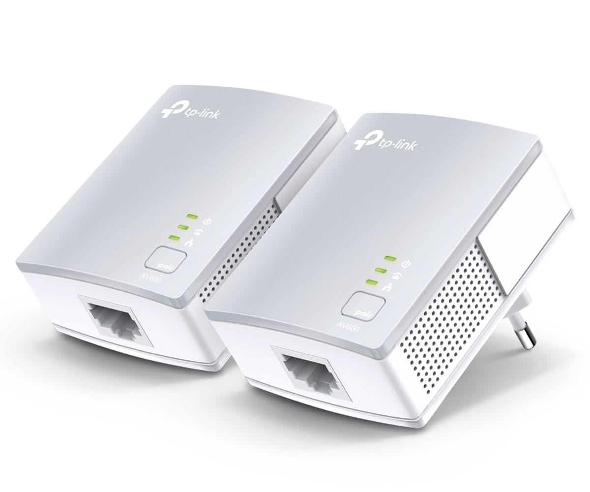 TP-LINK TL-PA411 KIT ADAPTADOR POWERLINE AV600 PLC HASTA 600MBPS POR LA RED ELÉCTRICA