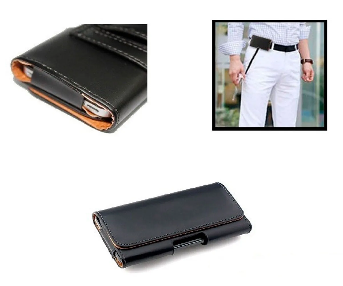 JC CARCASA NEGRA TALLA XL DE 5.5'' UNIVERSAL CINTURÓN PARA MÓVILES