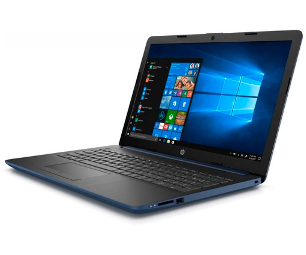 computador portatil hp azul
