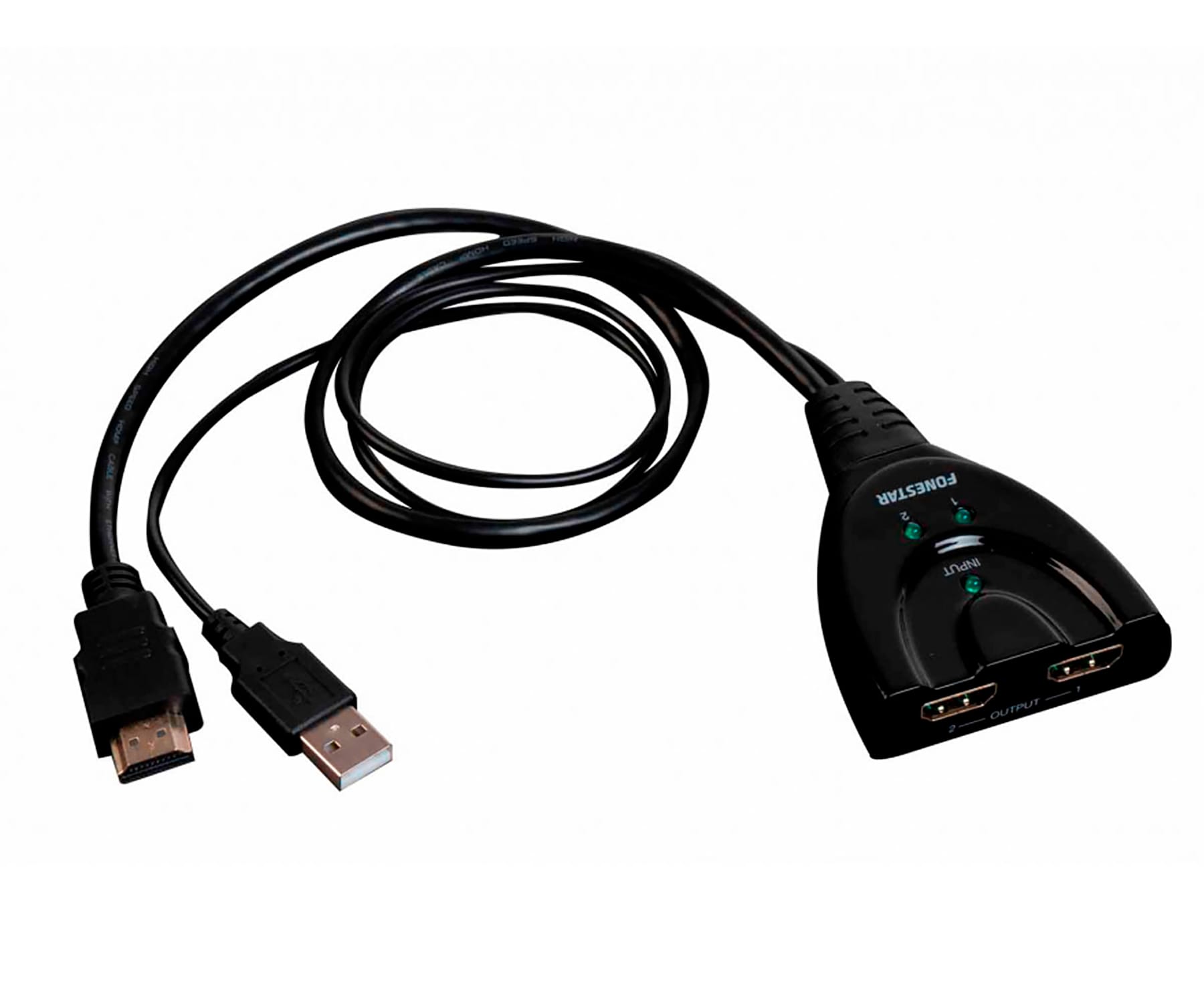 FONESTAR FO-14S2UC DISTRIBUIDOR HDMI 1 ENTRADA 2 SALIDAS 4K HDCP 1.4