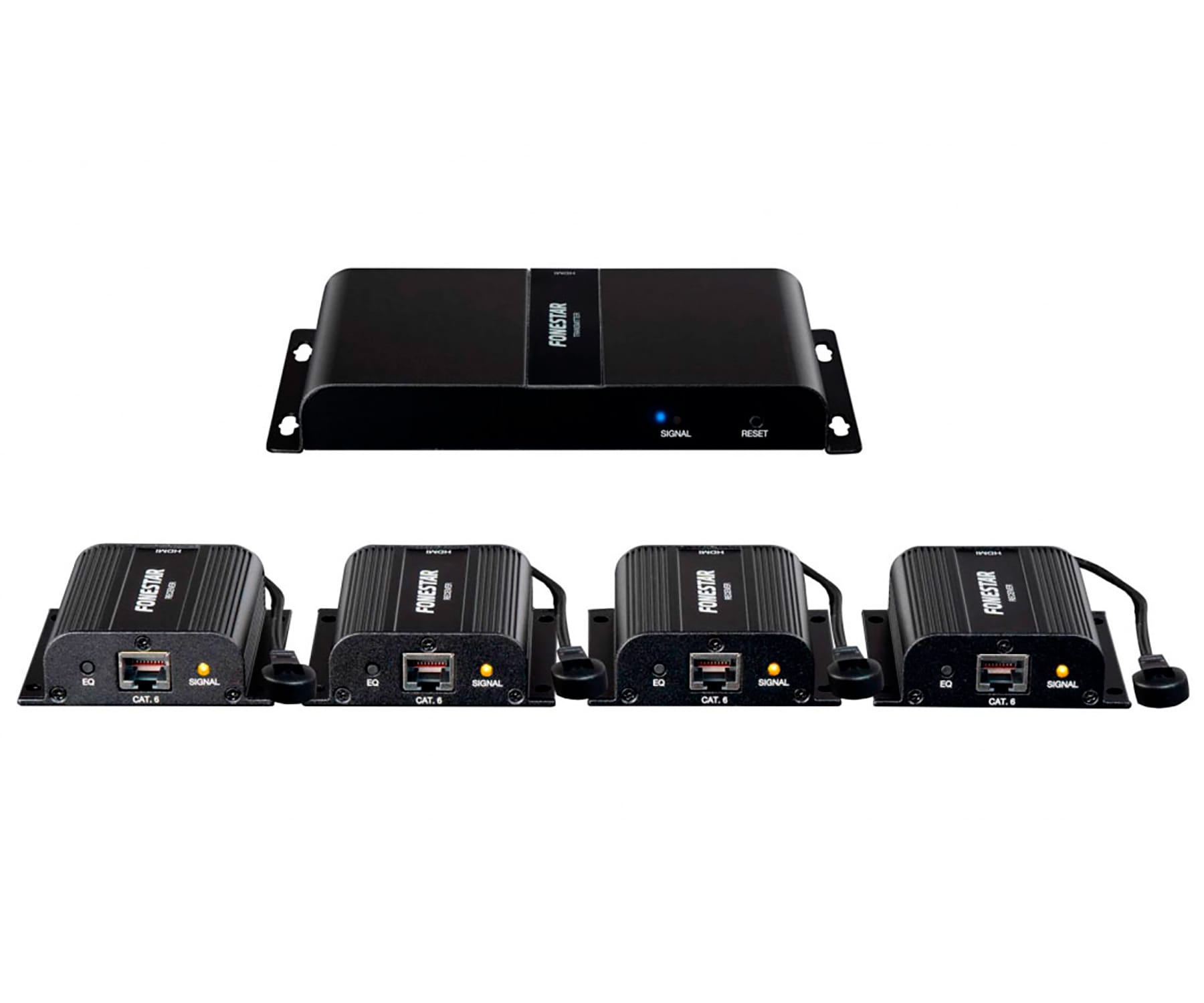 FONESTAR FO-15CAT4E DISTRIBUIDOR EXTENSOR HDMI 1 ENTRADA 4 SALIDAS CAT 6 40 METROS