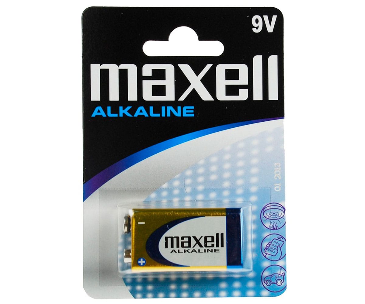 MAXELL PILA ALCALINA LR09 6LF22 9V BLISTER DE 1 UNIDAD
