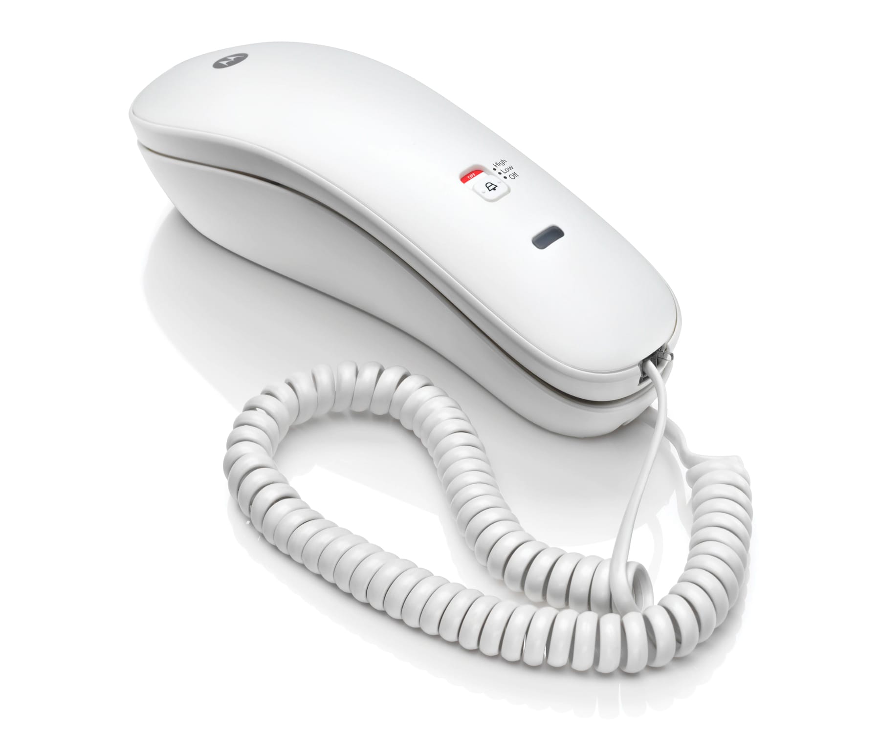 MOTOROLA CT50 BLANCO TELÉFONO FIJO GÓNDOLA CON INDICADOR VISUAL DE LLAMADA Y 10 TECLAS DE MEMORIA