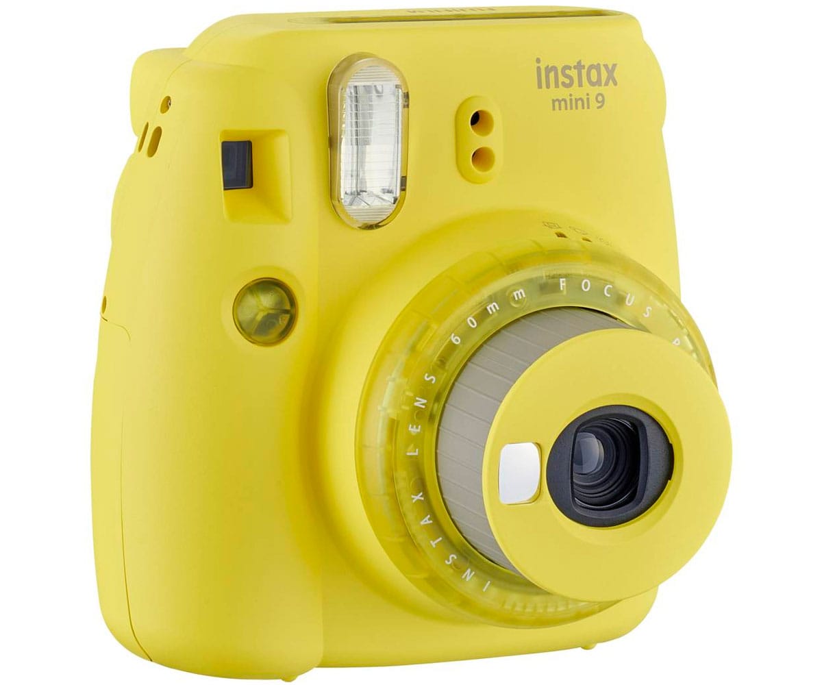 FUJIFILM INSTAX MINI 9 CLEAR AMARILLO CÁMARA INSTANTÁNEA