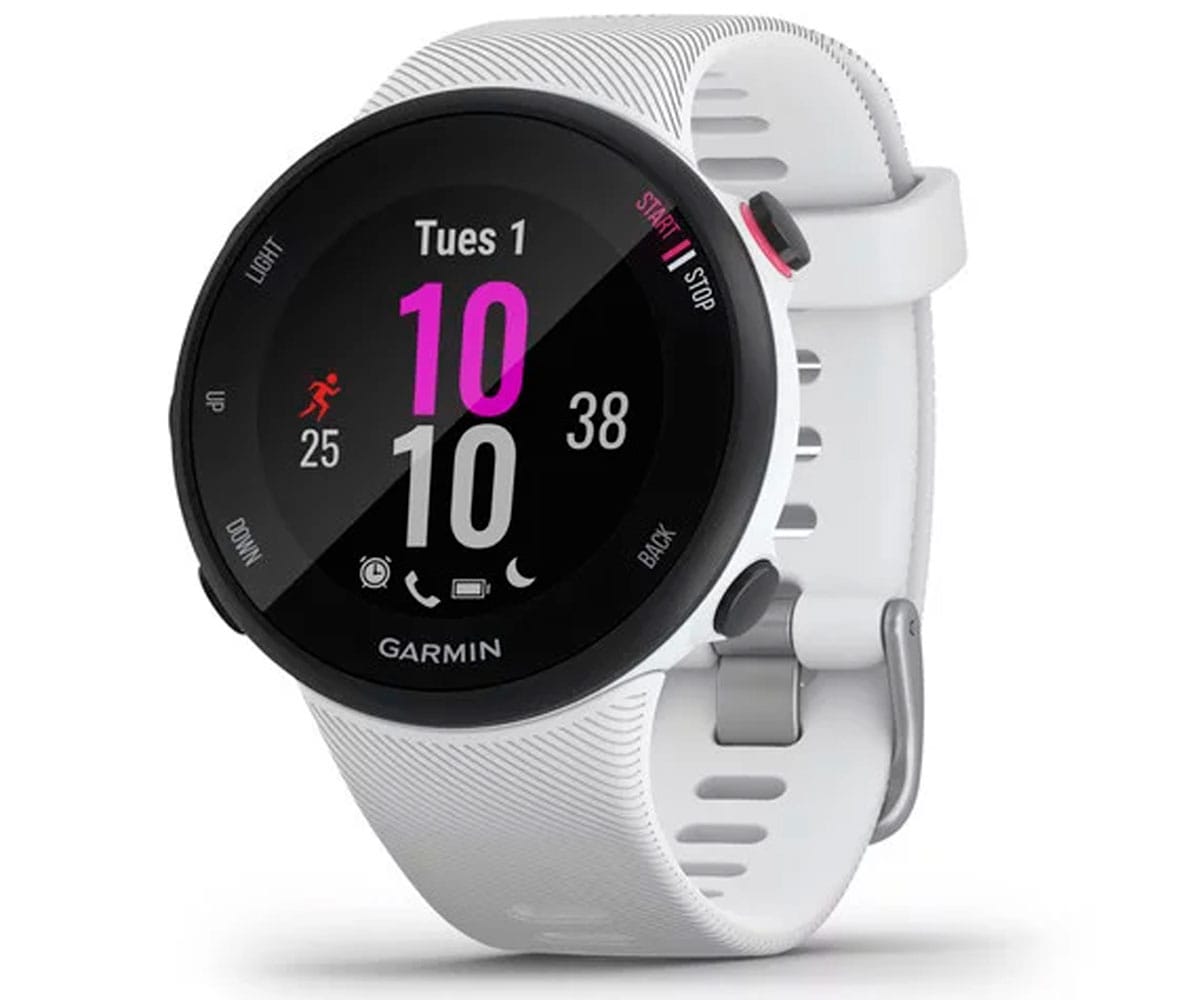 GARMIN FORERUNNER 45S 39mm BLANCO RELOJ INTELIGENTE DE RUNNING CON GPS Y MONITOR DE FRECUENCIA CARDÍACA