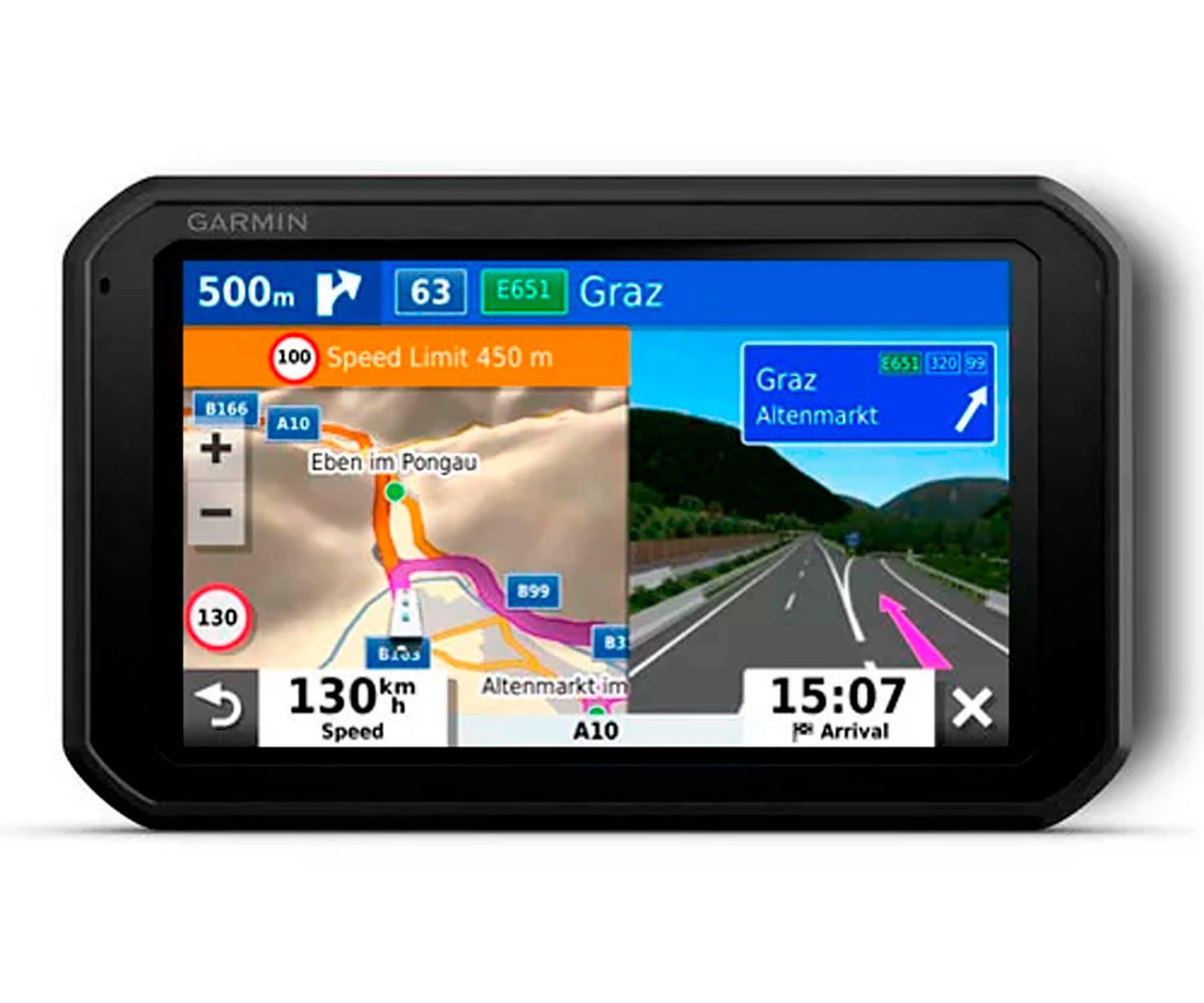 GARMIN CAMPER 785 EU MT-D GPS PARA AUTOCARAVANAS DASH CAM INTEGRADA CON MAPAS PREINSTALADOS DE EUROPA PANTALLA DE 7''