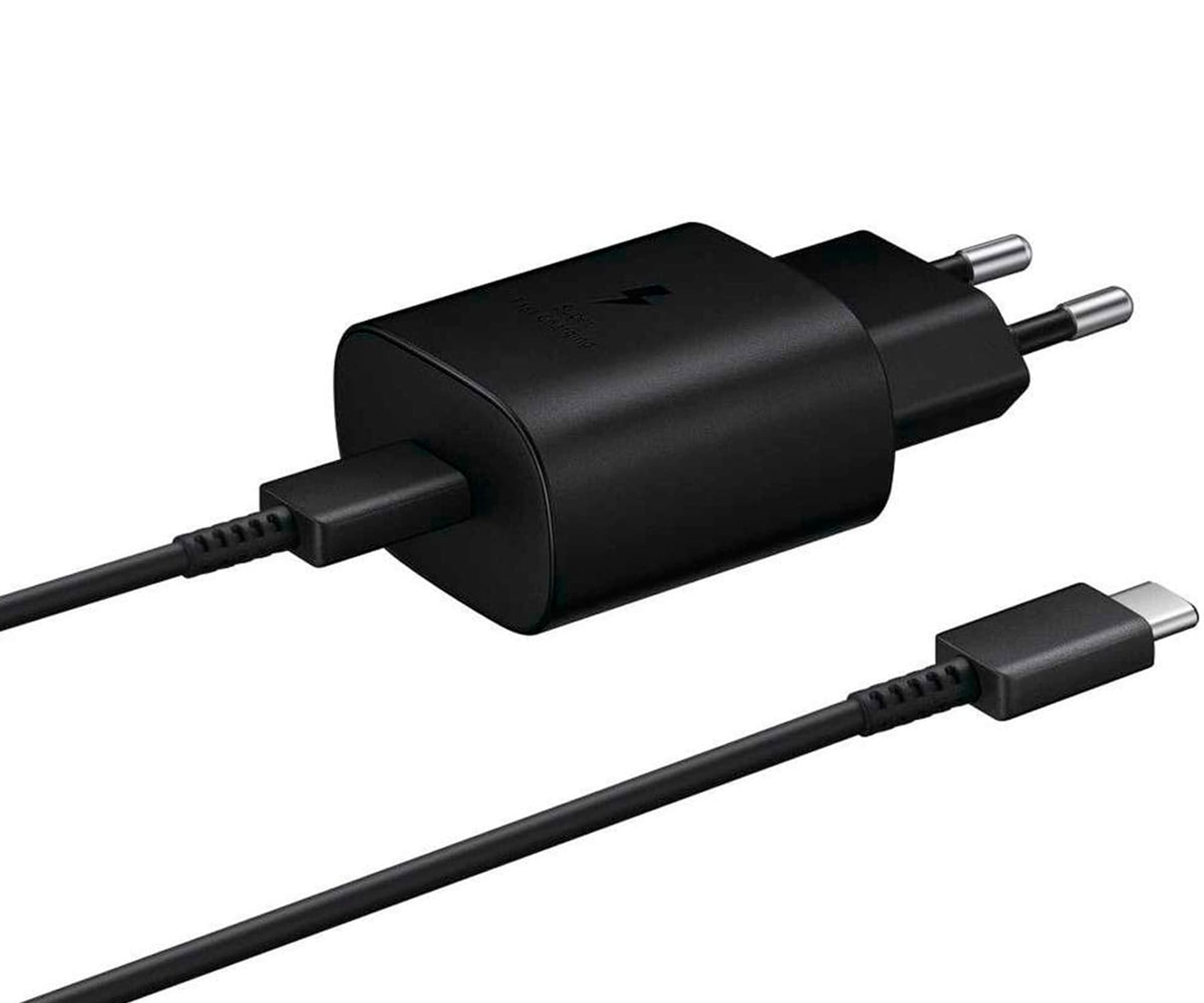 SAMSUNG EP-TA800XBEGWW NEGRO CARGADOR PARED USB SUPER FAST CHARGING 25W