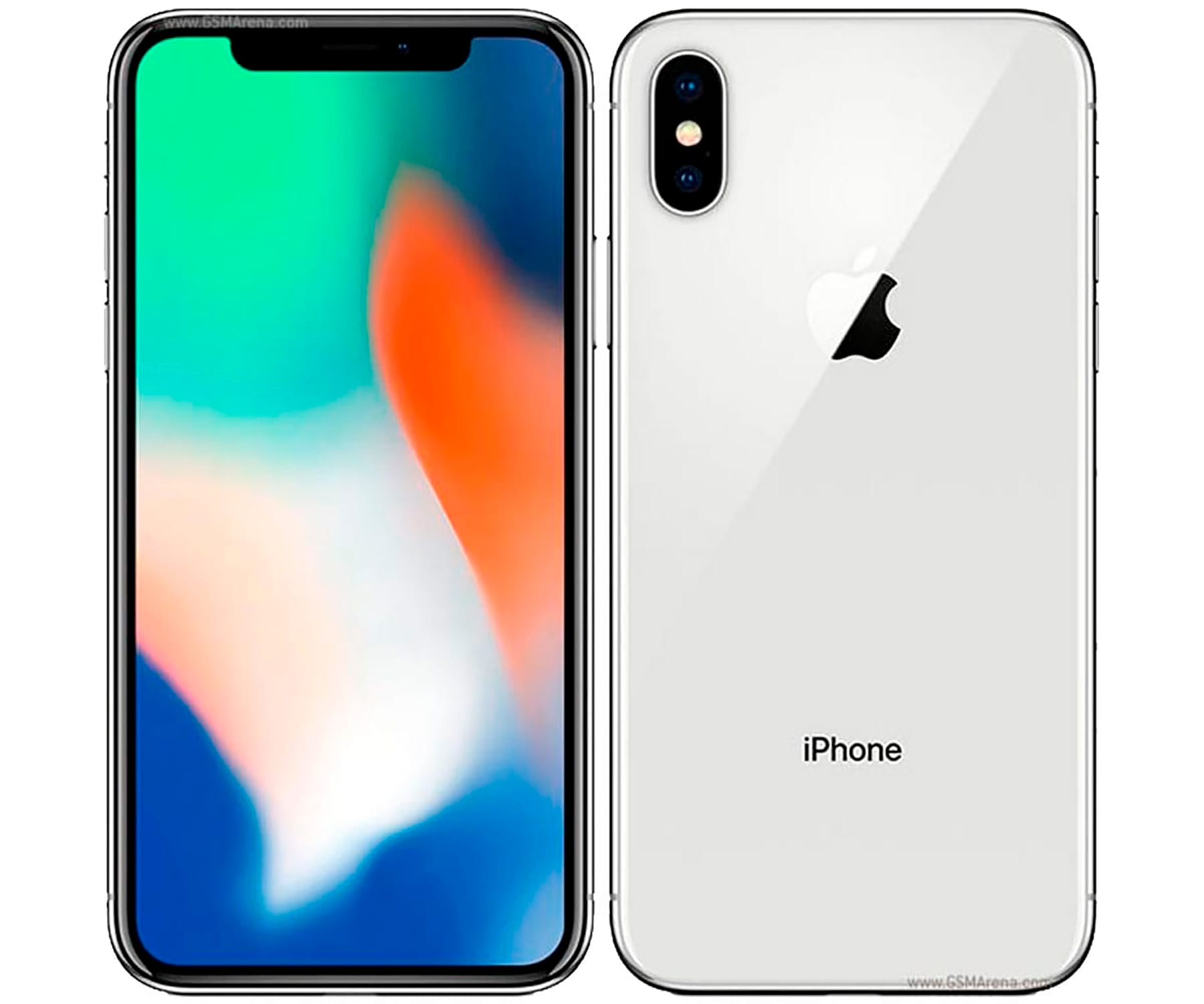 APPLE IPHONE X 64GB PLATA REACONDICIONADO CPO MÓVIL 4G 5.8'' SUPER RETINA OLED HDR/6CORE/64GB/3GB RAM/12MP+12MP/7MP