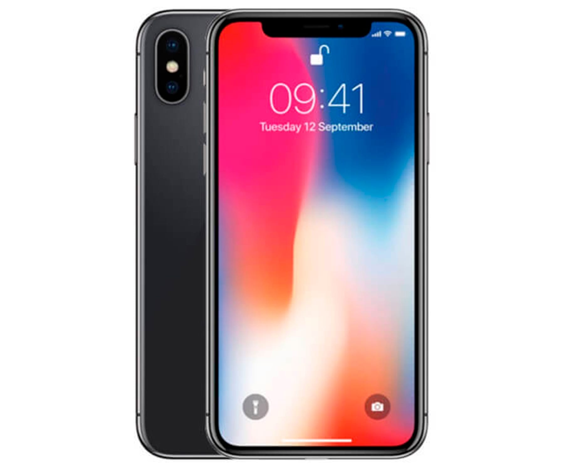 APPLE IPHONE X 64GB GRIS ESPACIAL REACONDICIONADO CPO MÓVIL 4G 5.8'' SUPER RETINA OLED HDR/6CORE/64GB/3GB RAM/12MP+12MP/7MP