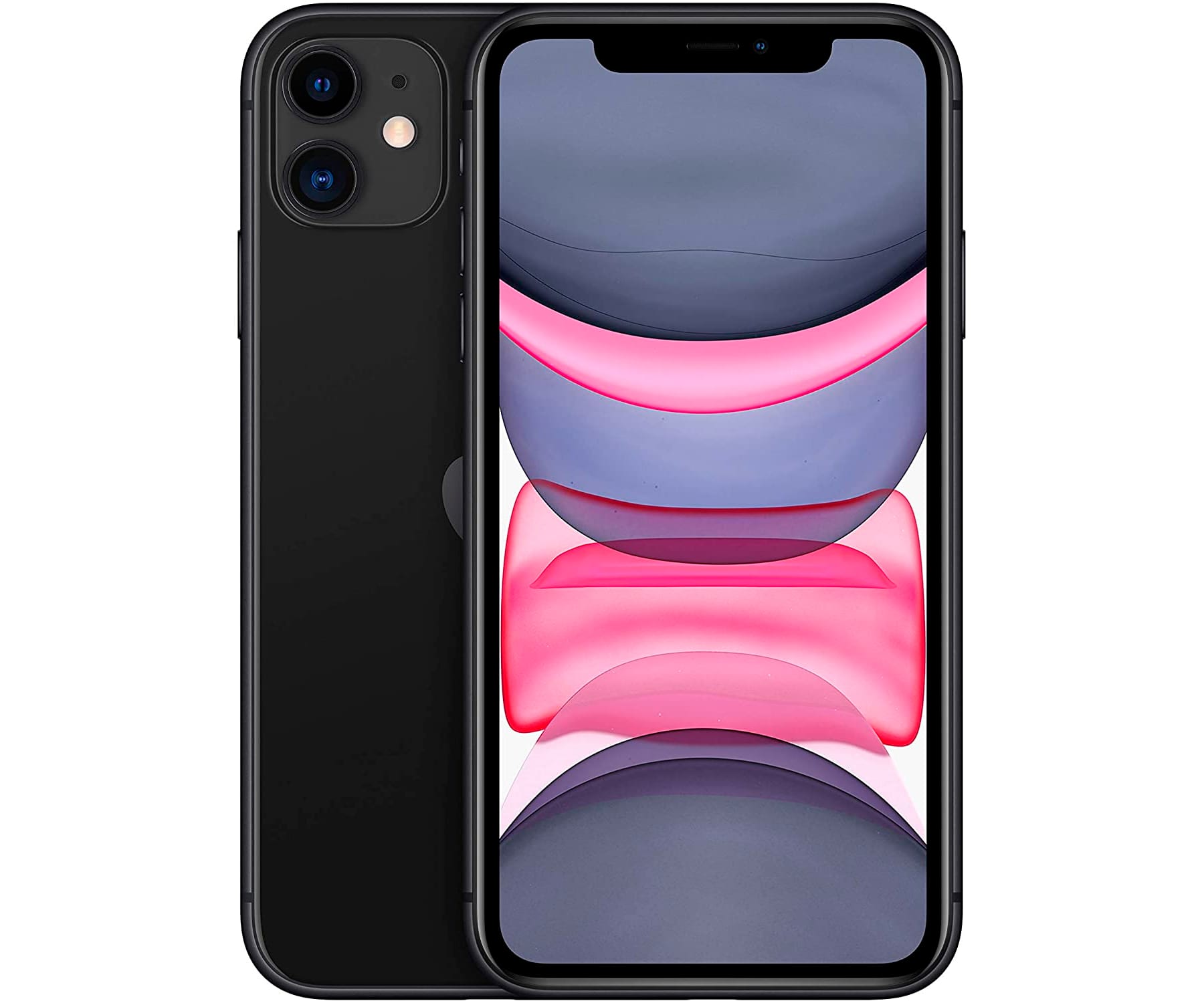 APPLE IPHONE 11 NEGRO MÓVIL DUAL SIM 4G 6.1'' SUPER RETINA XDR CPU A13/64GB/4GB RAM/12MP+12MP/12MP