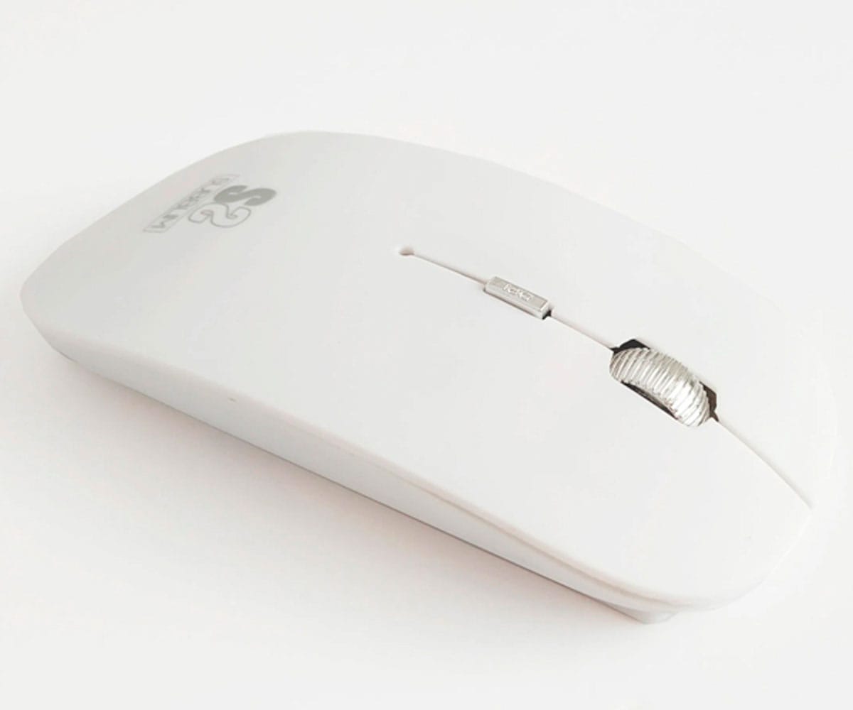 SUBBLIM MOUSE FLAT BLANCO RATÓN INALÁMBRICO BLUETOOTH FLAT 20mm DE GROSOR COMPACTO