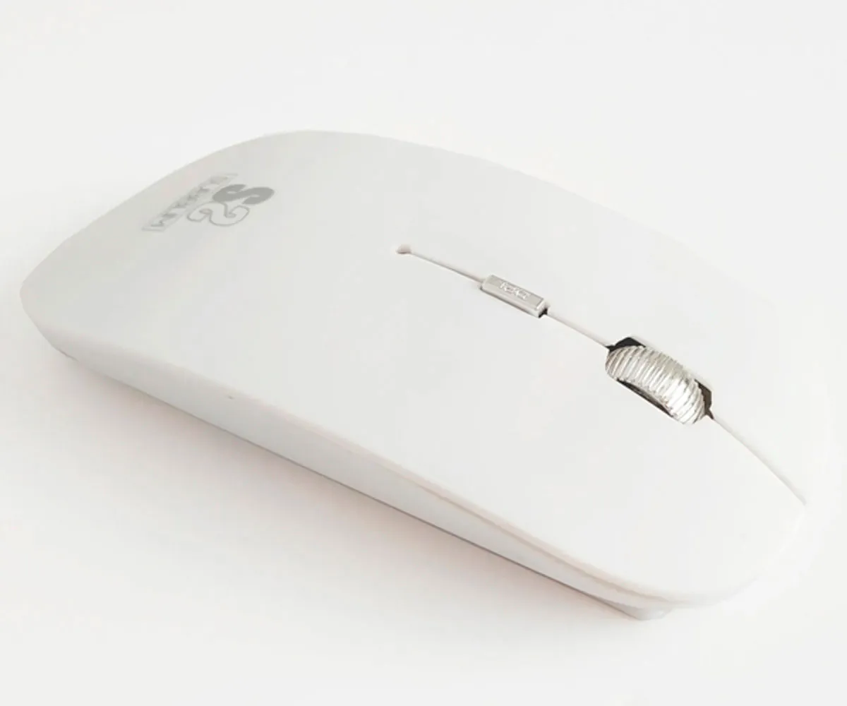 SUBBLIM MOUSE FLAT BLANCO RATÓN INALÁMBRICO BLUETOOTH FLAT 20mm DE GROSOR COMPACTO