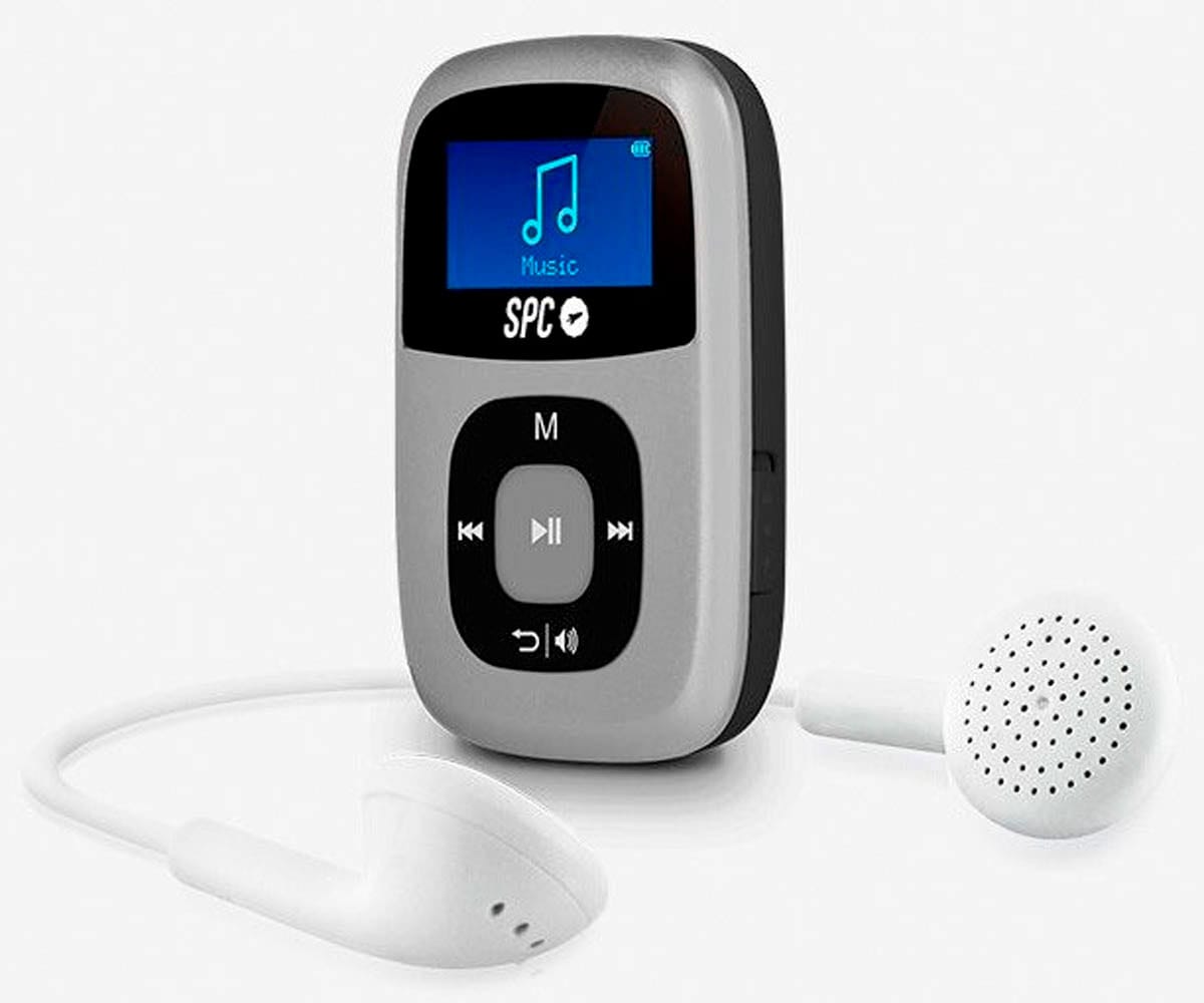 SPC 8644S PLATA REPRODUCTOR MP3 SPARROW 4GB RADIO FM Y GRABADOR DE VOZ