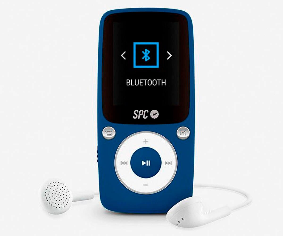 SPC 8578A AZUL REPRODUCTOR MP3 BLUESOUND 8GB BLUETOOTH RADIO FM Y GRABADOR DE VOZ
