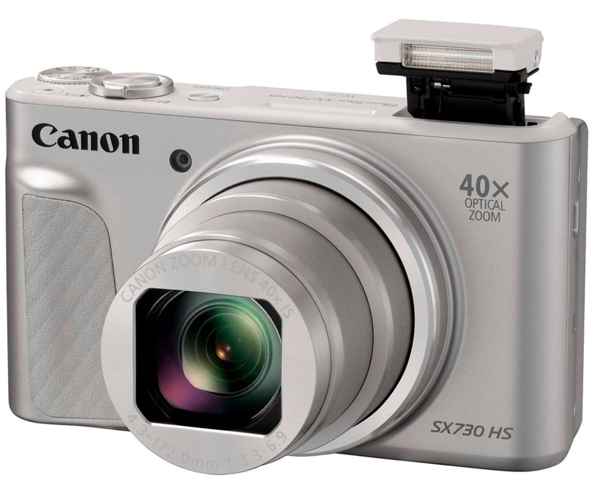CANON POWERSHOT SX730 HS PLATA CÁMARA DE FOTOS DIGITAL COMPACTA 20.3MP FHD ZOOM ESTABILIZADOR WIFI BT NFC