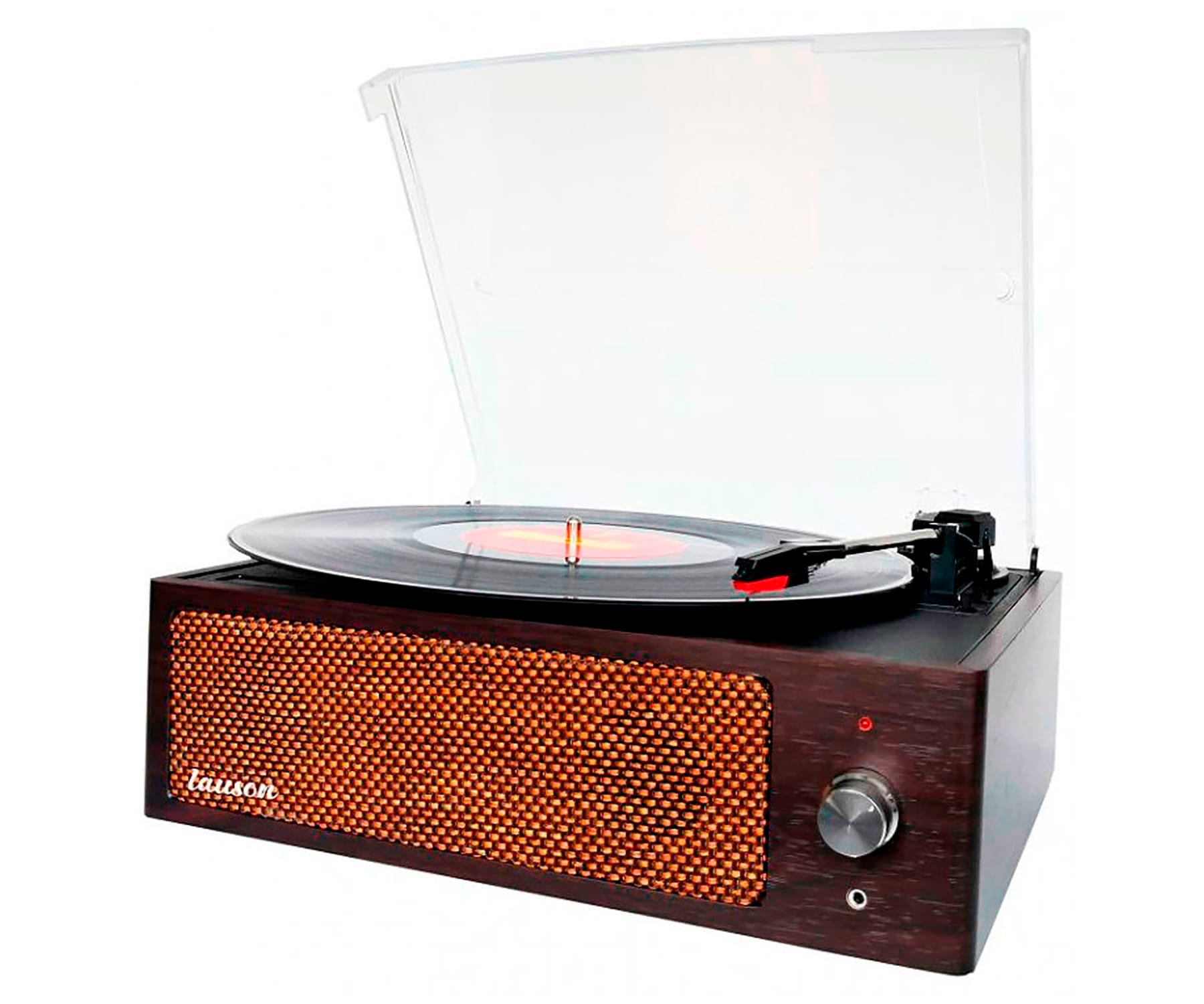 LAUSON XN091 WENGUÉ TOCADISCOS VINTAGE 3 VELOCIDADES BLUETOOTH USB GRABACIÓN MP3 FM