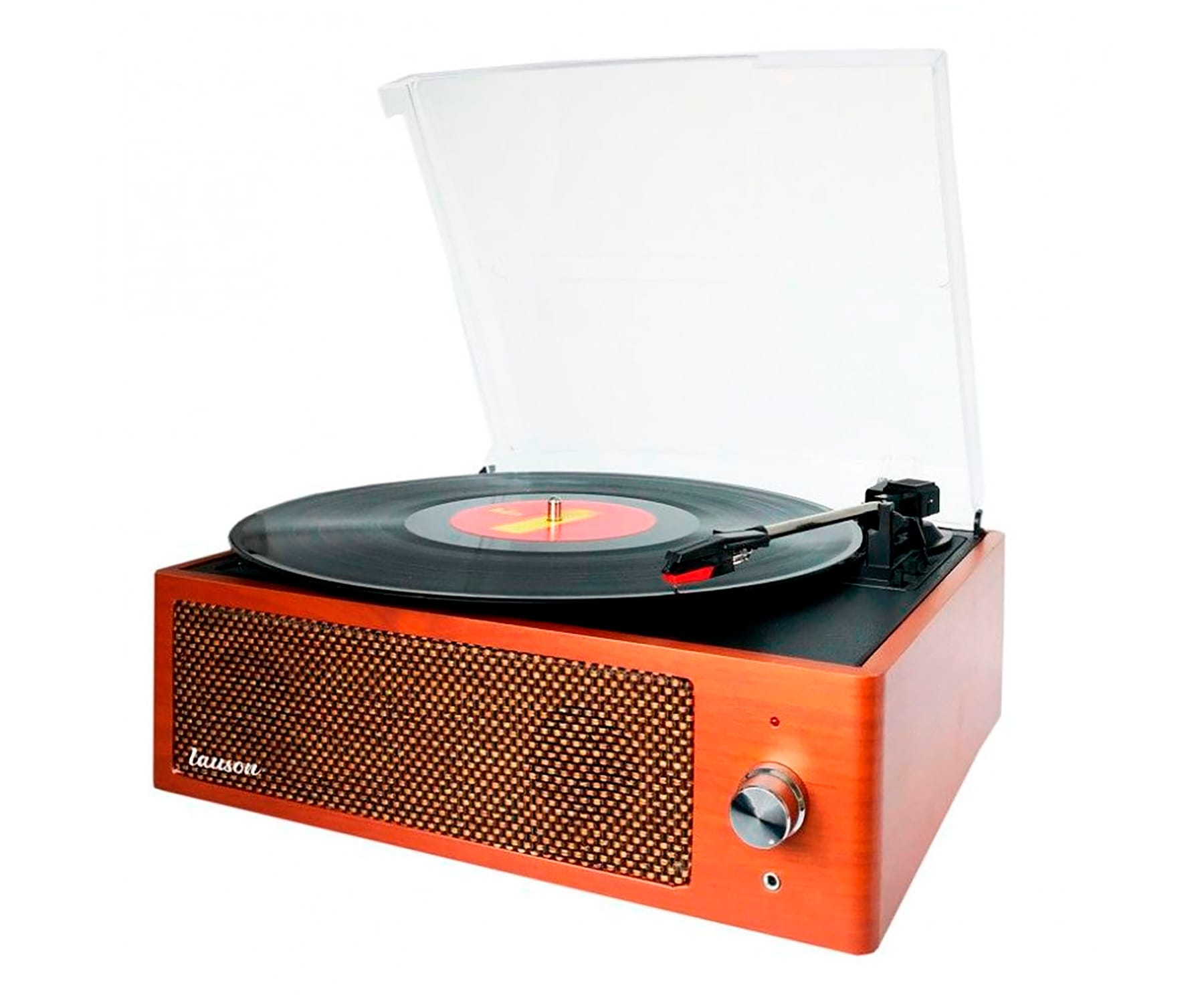 LAUSON XN092 ROBLE TOCADISCOS VINTAGE 3 VELOCIDADES BLUETOOTH USB GRABACIÓN MP3 FM
