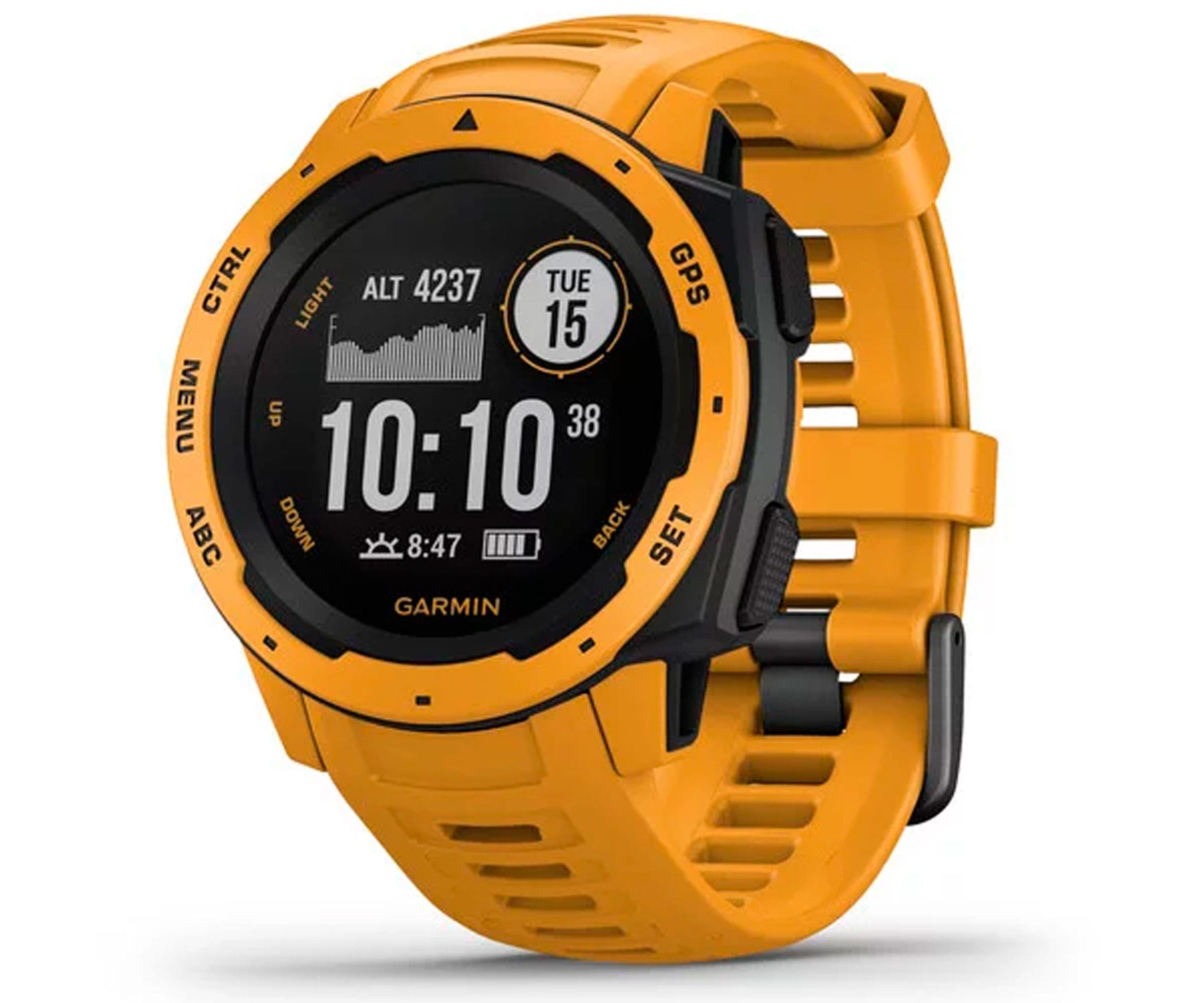 garmin instinct gps watch lakeside blue