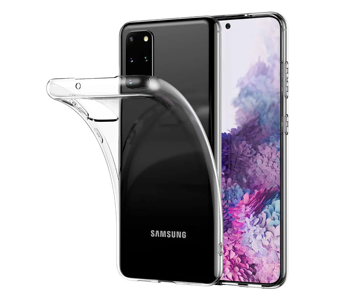 JC TRANSPARENTE FUNDA CARCASA TRASERA SILICONA SAMSUNG GALAXY S20 PLUS