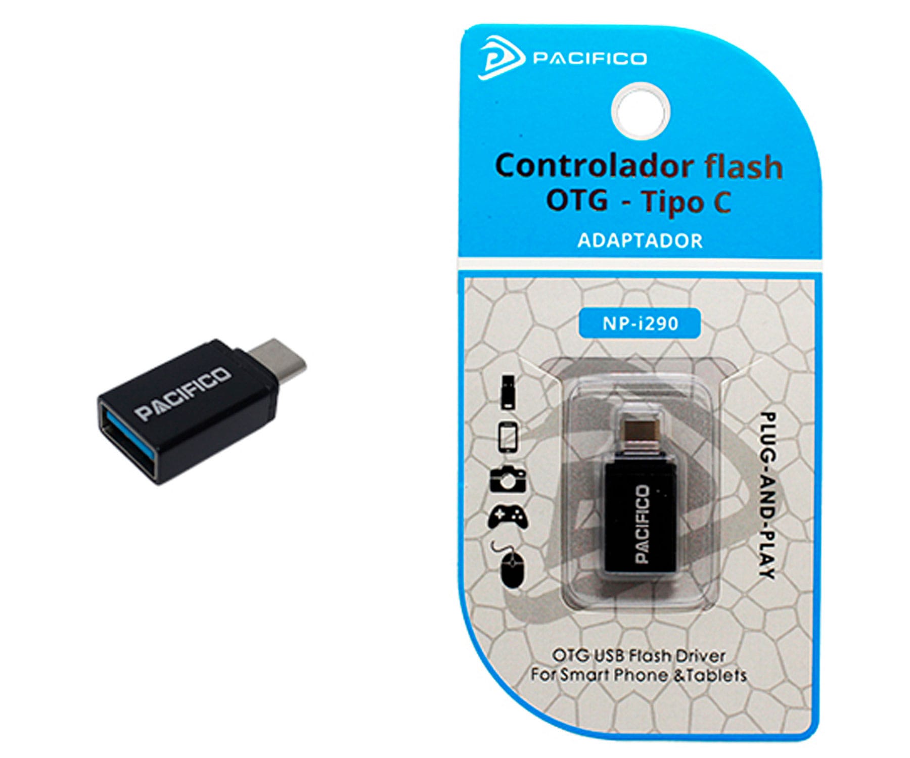 JC ADAPTADOR OTG CONEXIÓN USB A TIPO C