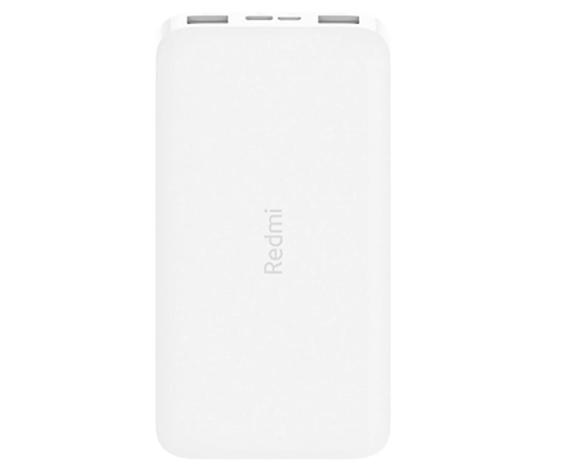 XIAOMI REDMI POWERBANK 10.000mAh BLANCA DOBLE SALIDA USB Y DOBLE ENTRADA MICROUSB Y USB-C
