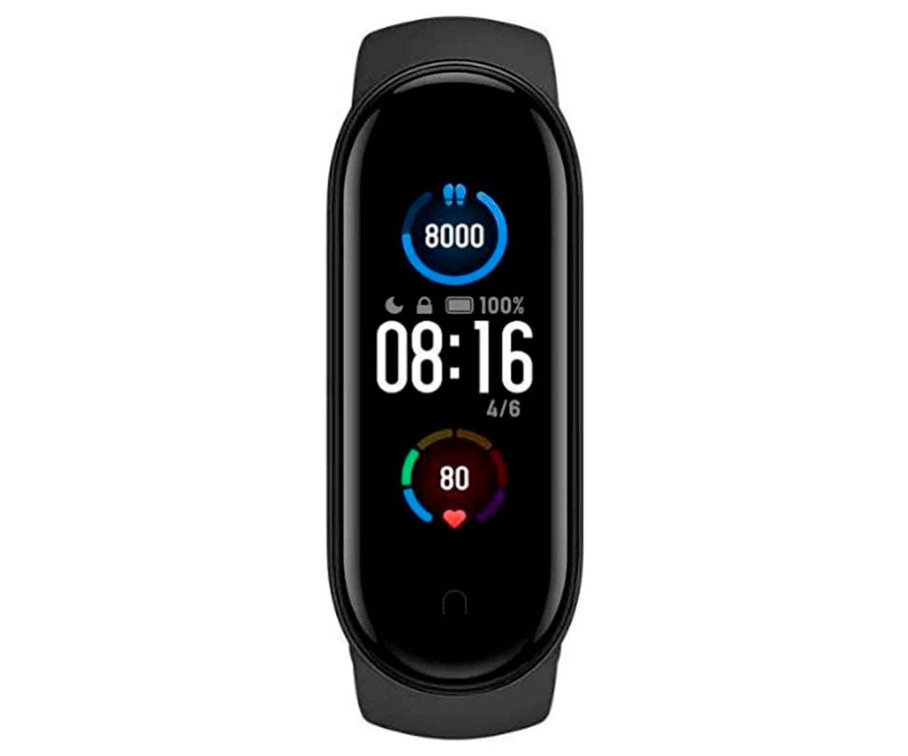 XIAOMI MI SMART BAND 5 NEGRO PULSERA DE MONITORIZACIÓN INTELIGENTE CON PANTALLA AMOLED TÁCTIL A COLOR BLUETOOTH FRECUENCIA CARDÍACA Y SUEÑO