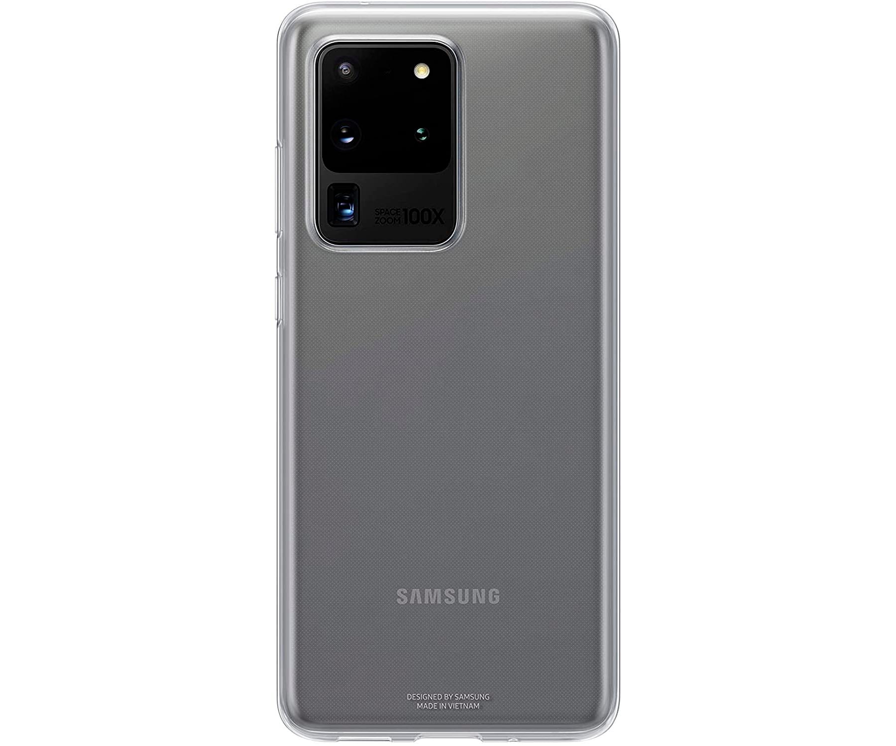 SAMSUNG EF-QG988TTEGEU CLEAR COVER TRANSPARENTE GALAXY S20 ULTRA CARCASA TRASERA