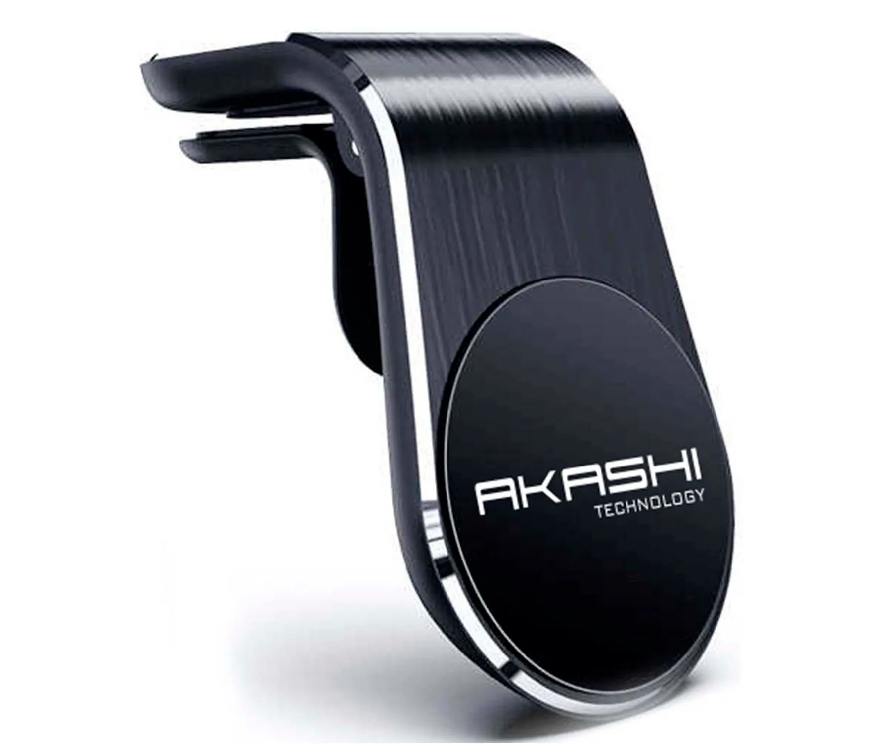 Akashi Altmagalcar Negro Soporte De Coche De Rejilla De Ventilación Imantado 360º