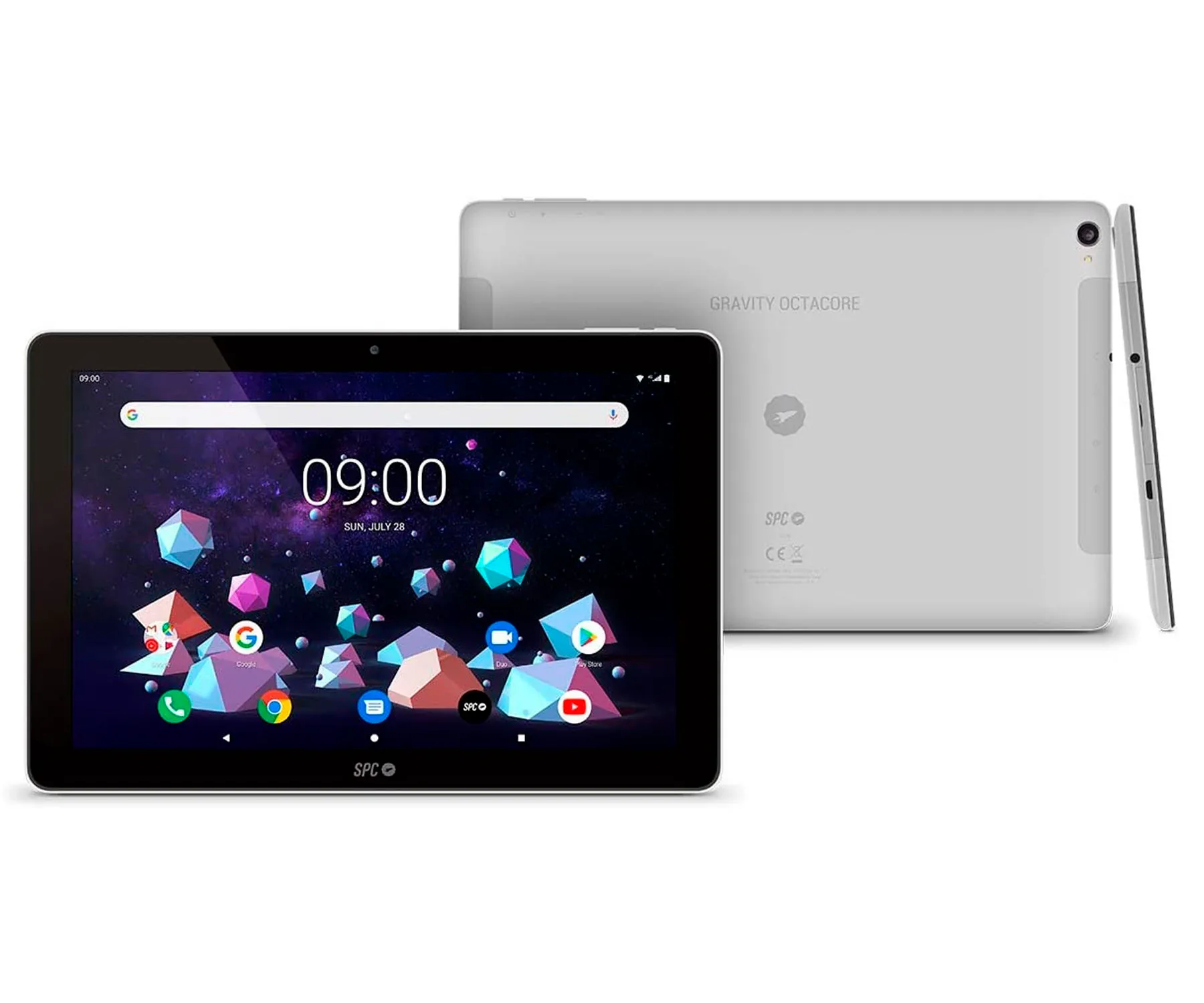 SPC GRAVITY NEGRO GRIS TABLET 4G WIFI 10.1'' IPS HD OCTACORE 64GB 4GB RAM CAM 5MP SELFIES 2MP