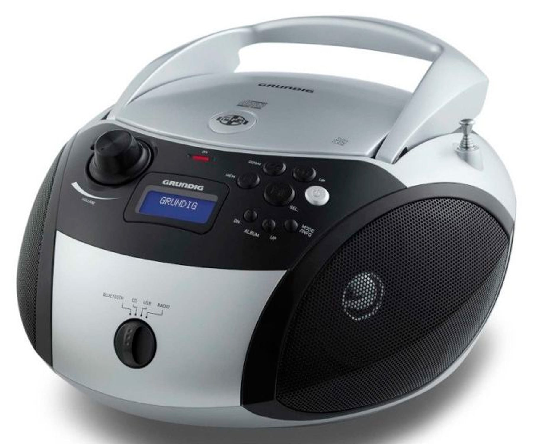 GRUNDIG RCD 1500 BT RADIO CD CON USB BLUETOOTH PLATA