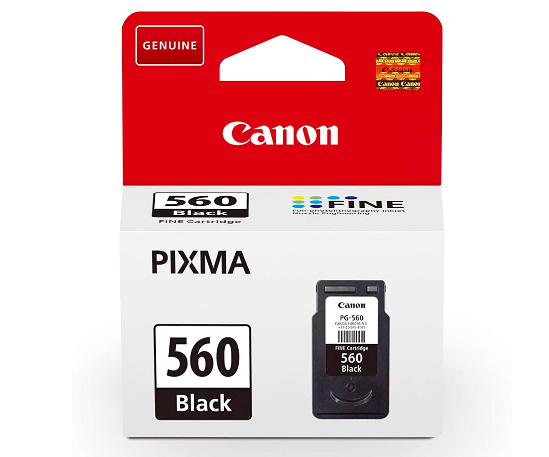 CANON PG-560 COLOR NEGRO CARTUCHO DE TINTA 8ml FINE PIXMA