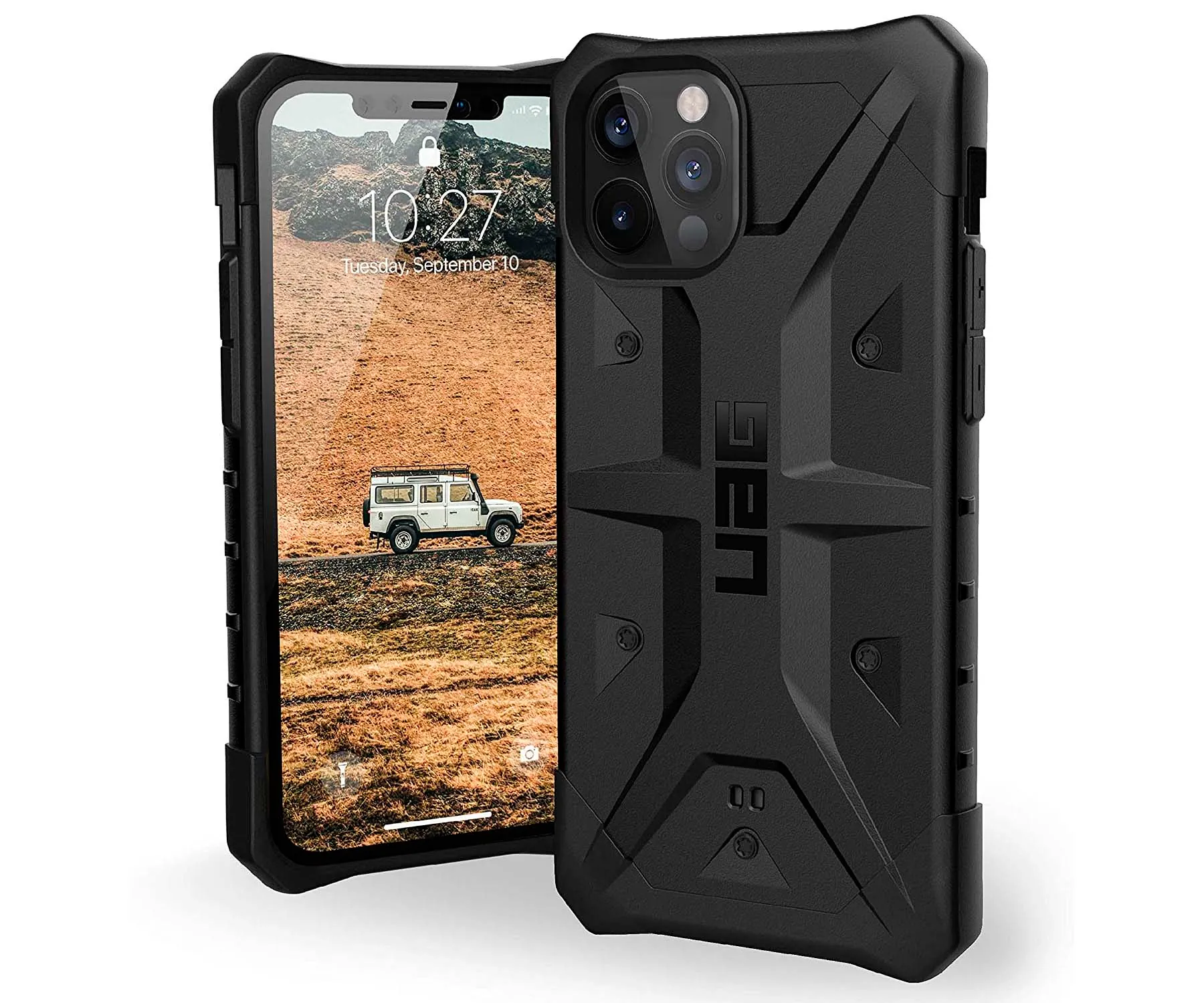 URBAN ARMOR GEAR PATHFINDER NEGRA CARCASA IPHONE 12/12 PRO RESISTENTE