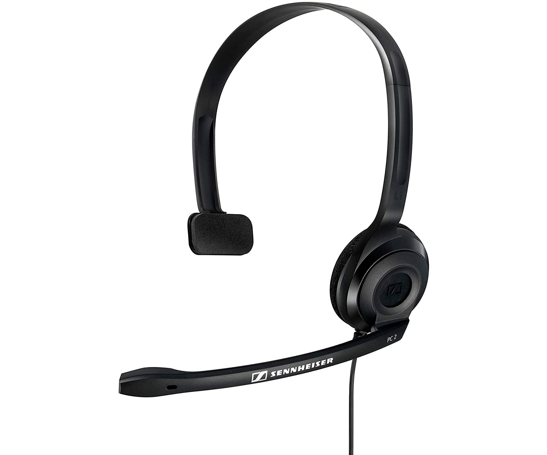SENNHEISER PC 2 CHAT NEGRO AURICULAR ON-EAR MONOAURAL CON MICRÓFONO Y CONECTOR DUAL JACK 3.5mm