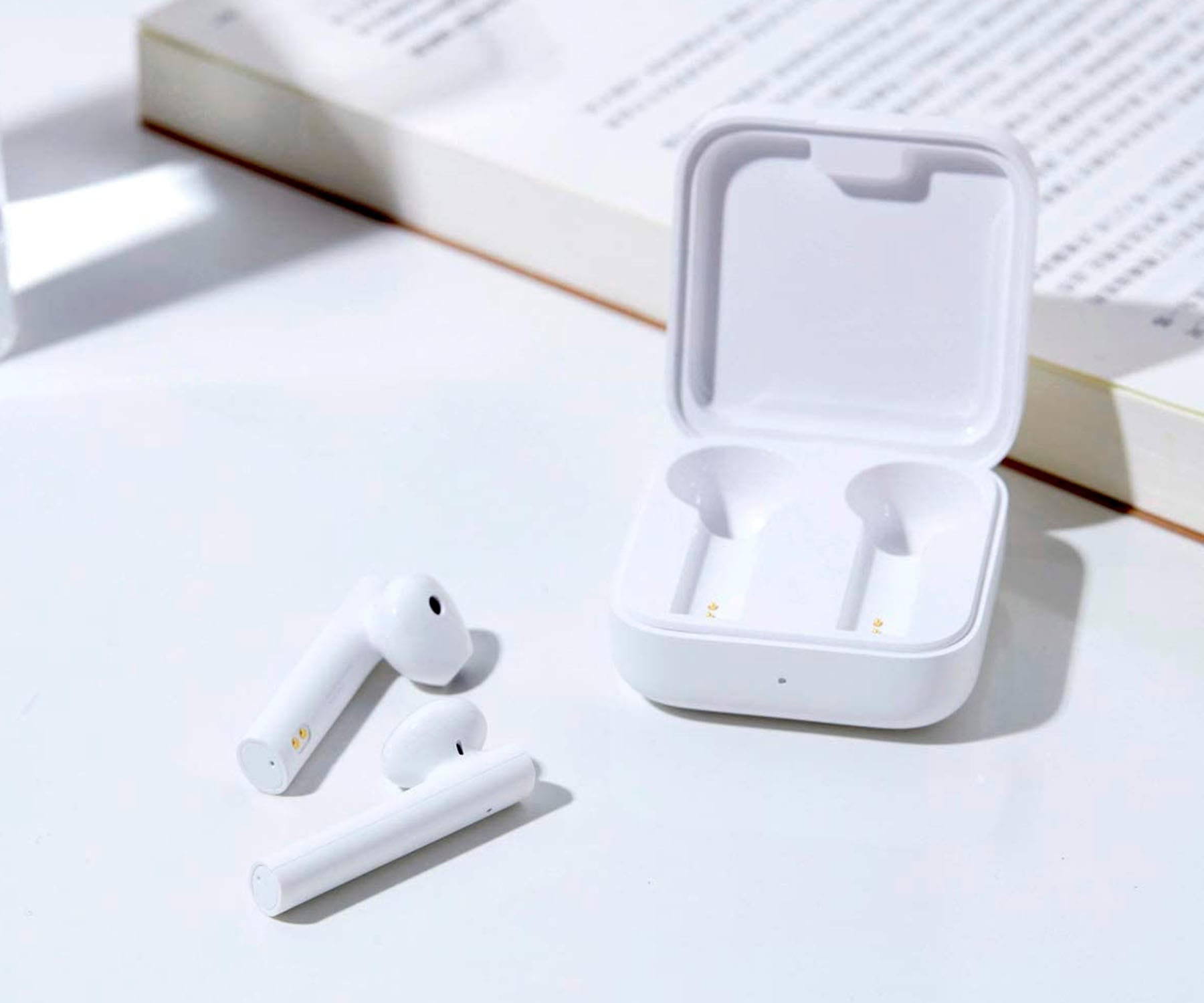 auriculares de botón xiaomi mi true wireless earphones 2 blancos