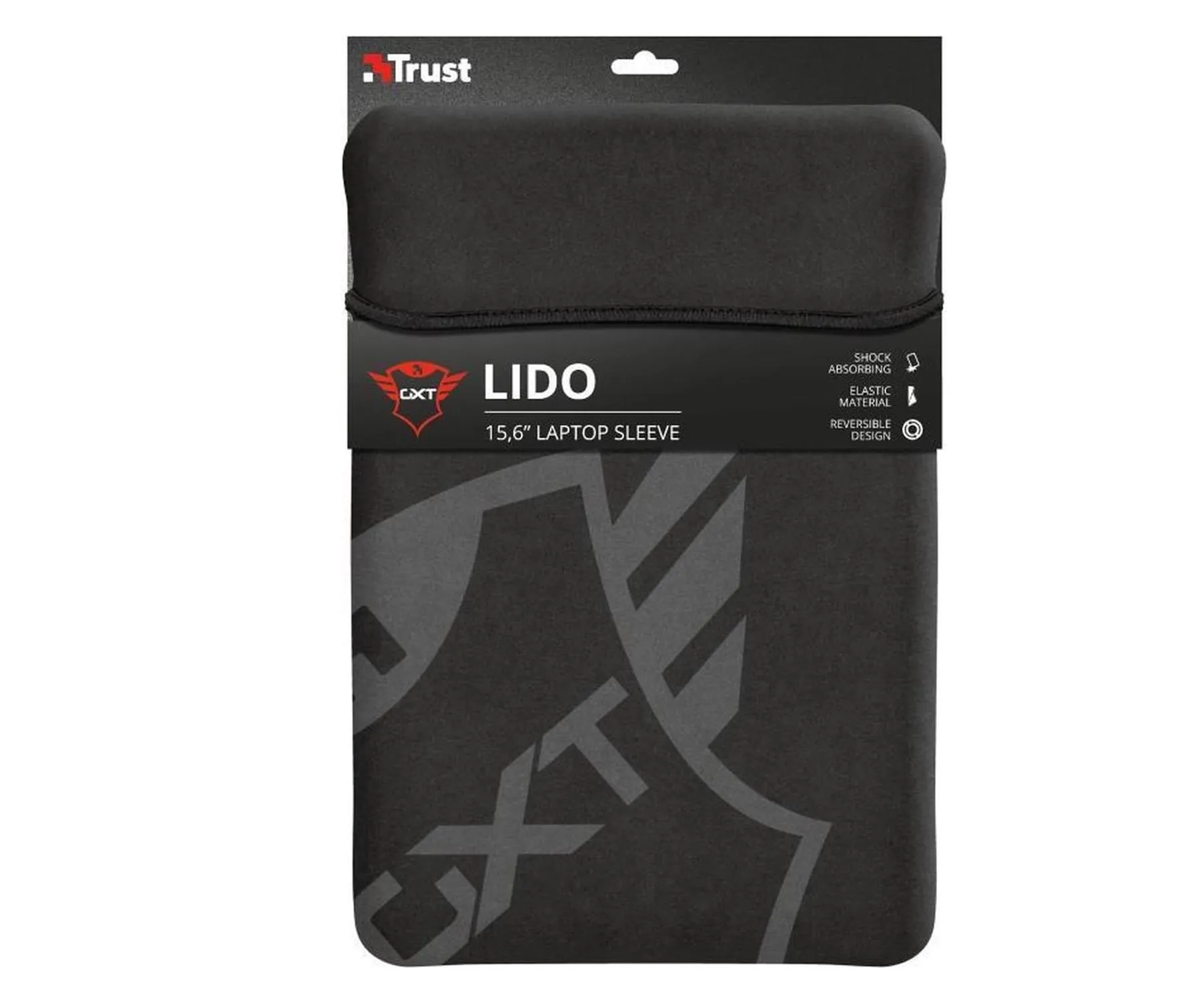 TRUST LIDO SLEEVE NEGRO GXT1242 FUNDA PROTECTORA SUAVE PARA PORTÁTILES DE 15,6