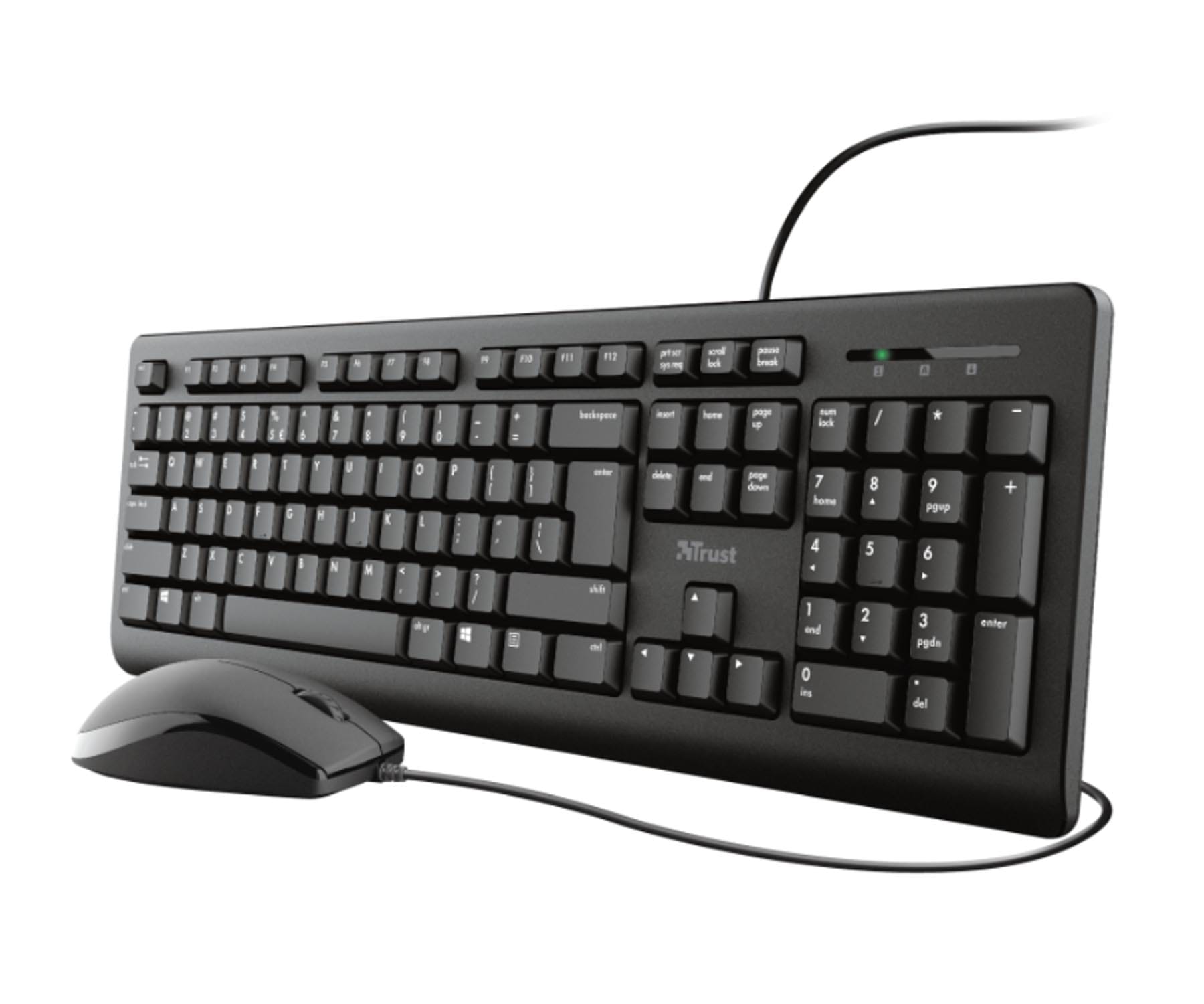 TRUST TKM-250 PACK RATÓN Y TECLADO SILENCIOSOS