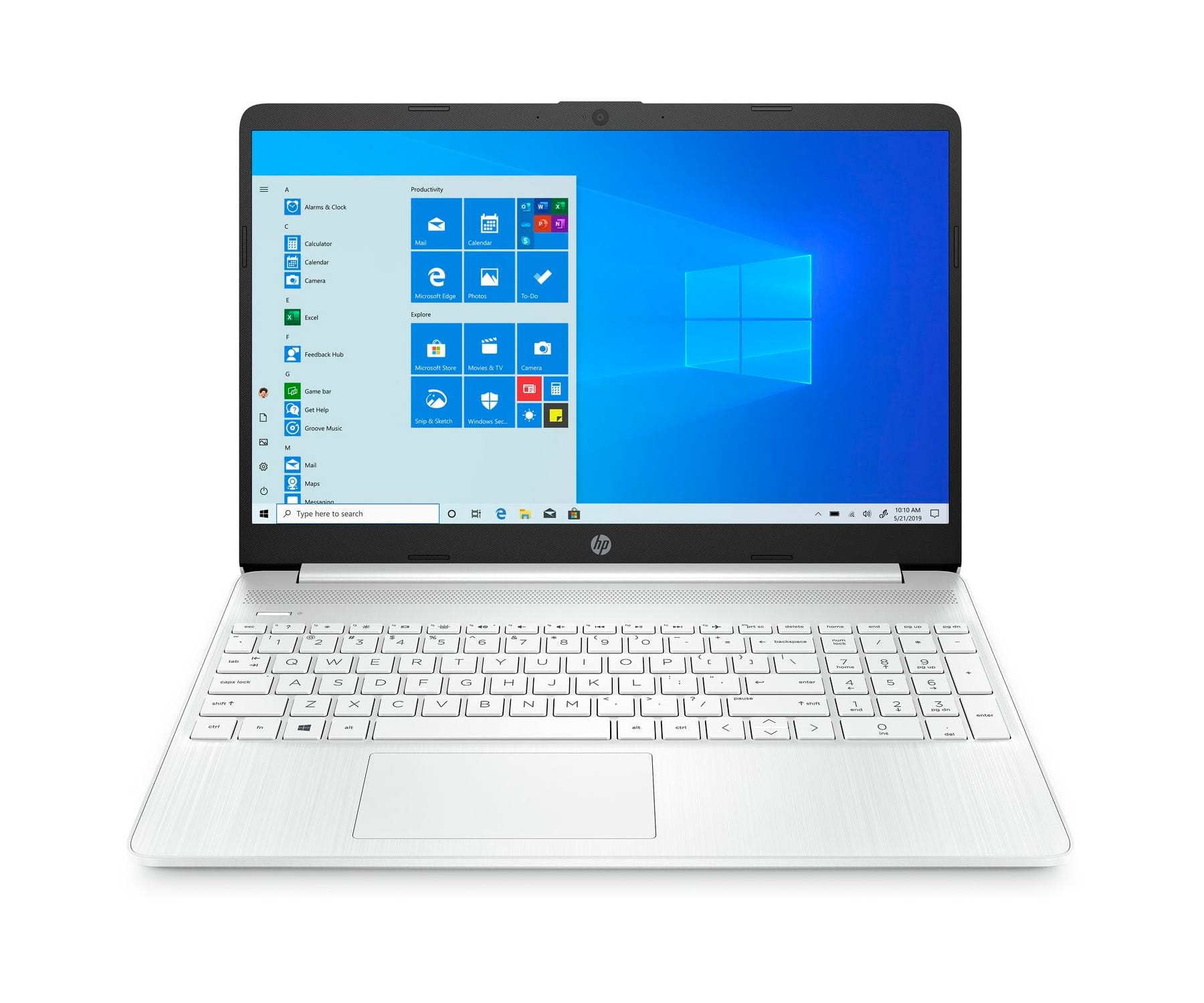 HP 15s-FQ1051 BLANCO PORTÁTIL 15.6'' HD i5-1035G1 512GB SSD 8GB RAM WINDOWS 10 HOME