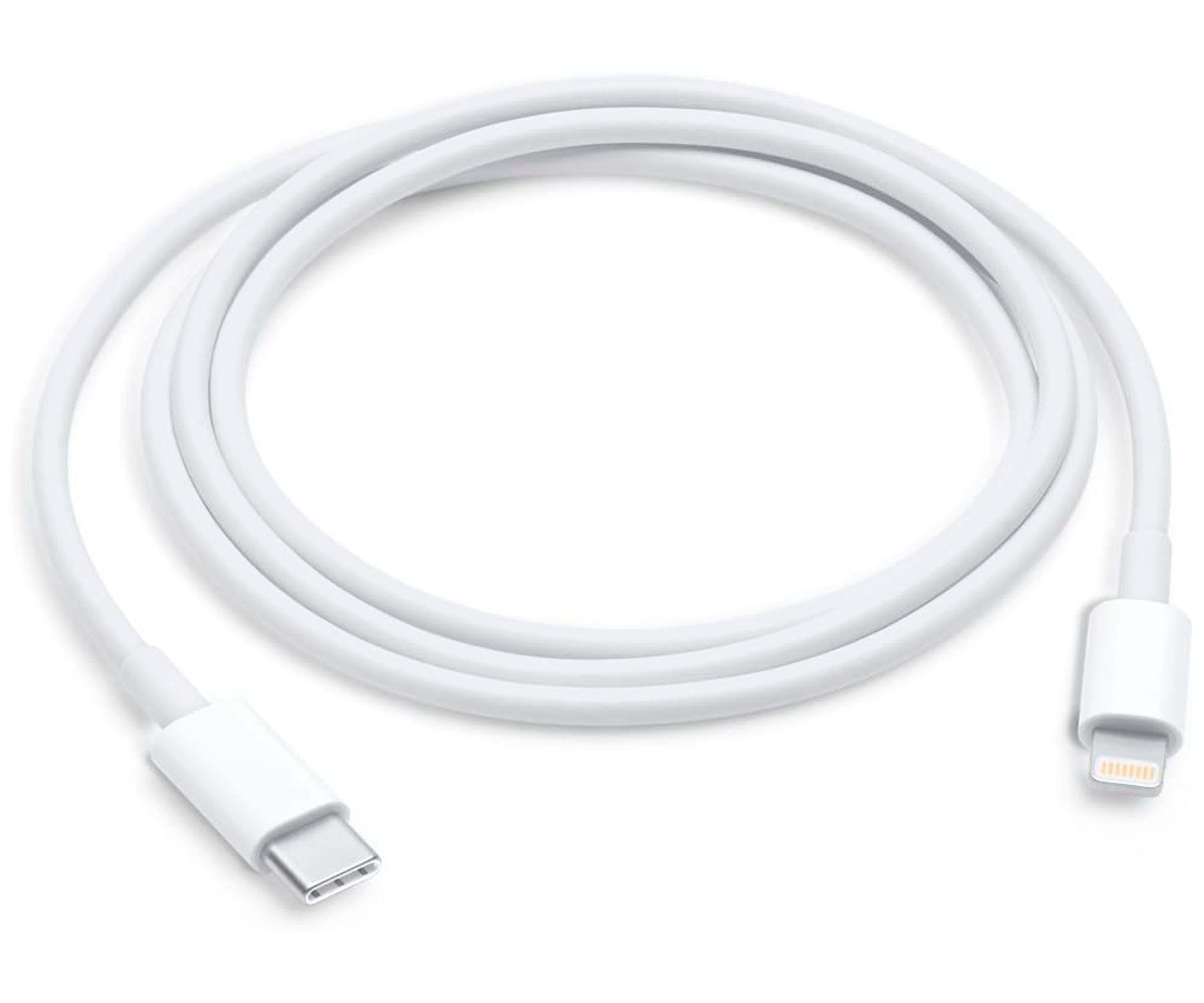 JC CABLE BLANCO USB-C A LIGHTNING 1 METRO
