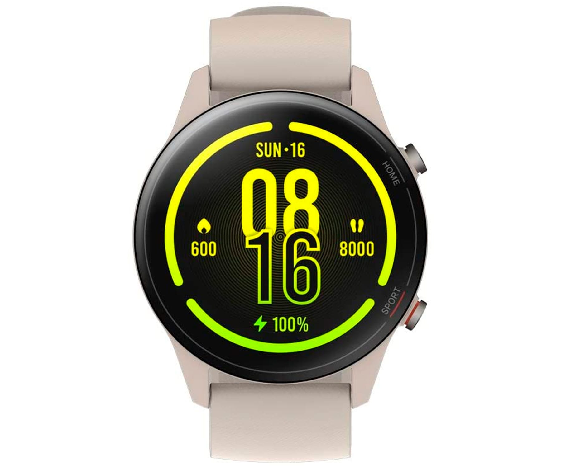 XIAOMI MI WATCH BEIGE 1.39'' AMOLED FRECUENCIA CARDÍACA ACELERÓMETRO GIROSCOPIO 5ATM GPS
