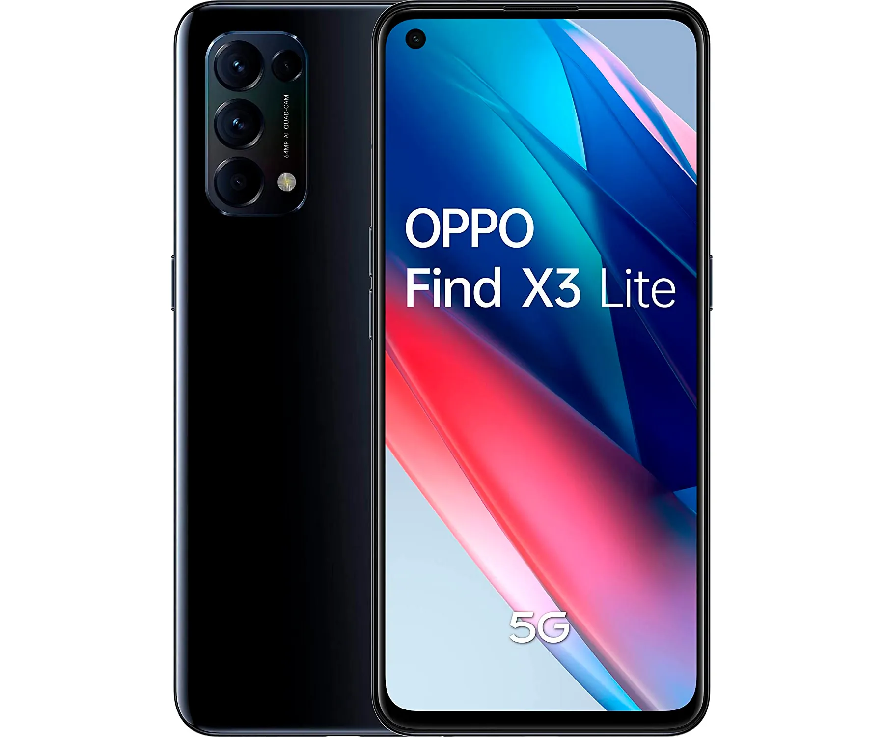 OPPO FIND X3 Lite 5G Negro 8+128GB / 6.4" AMOLED 90Hz / Dual SIM