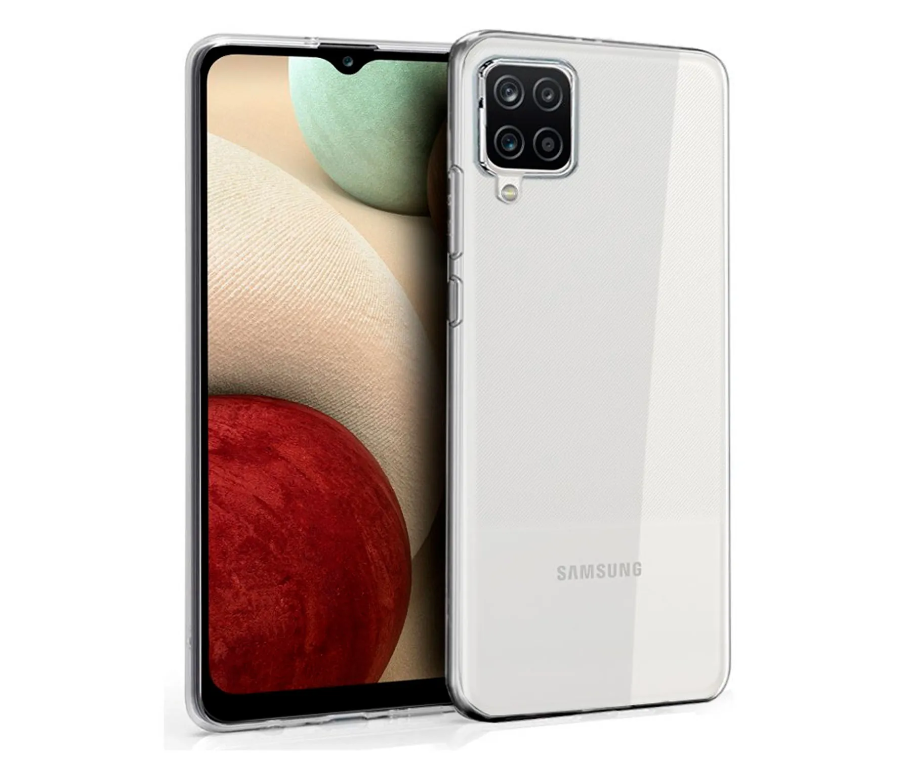 JC FUNDA SILICONA TRANSPARENTE SAMSUNG GALAXY A12 ANTISHOCK PREMIUM TRANSPARENTE