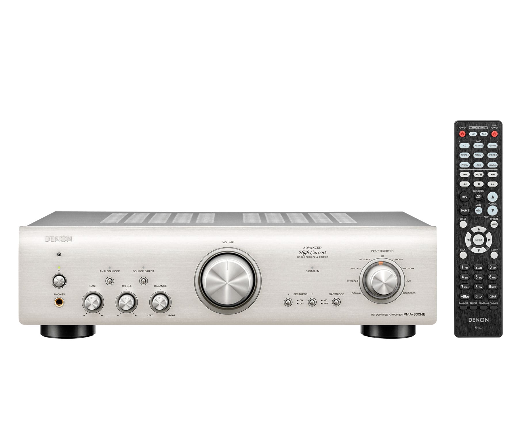 DENON PMA 800 Plata Amplificador integrado de 85 W por canal