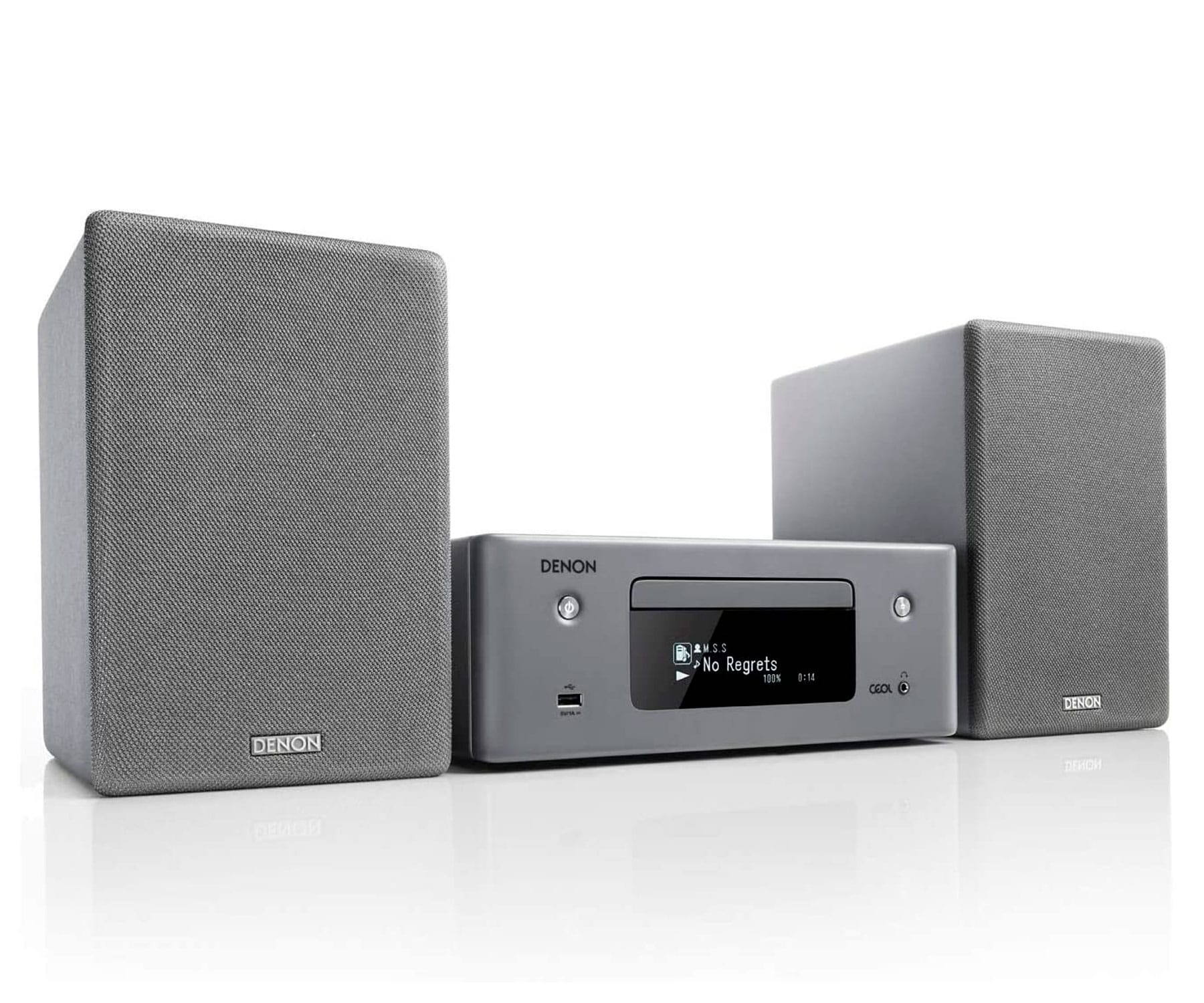 DENON CEOL N10 GREY MICROCADENA BLUETOOTH 130W RMS, AIRPLAY 2, TECNOLOGÍA HEOS,